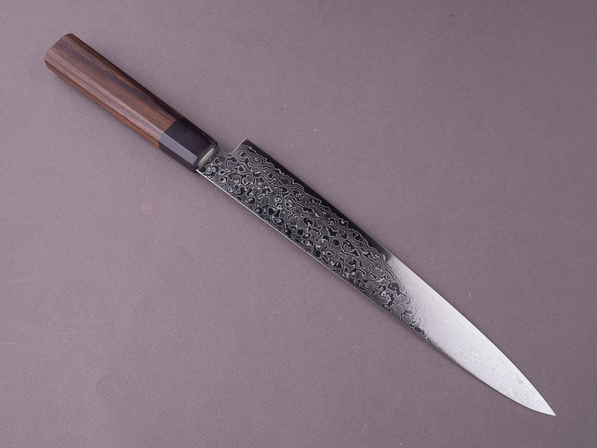 Hitohira - HG - Damascus - 240mm Sujihiki - Original Wood Handle - Image 2