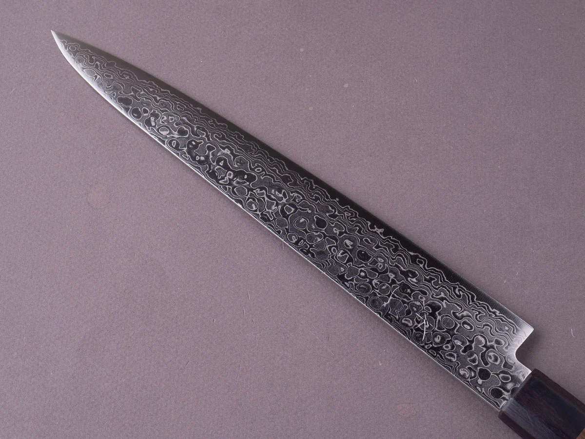 Hitohira - HG - Damascus - 240mm Sujihiki - Original Wood Handle - Image 3