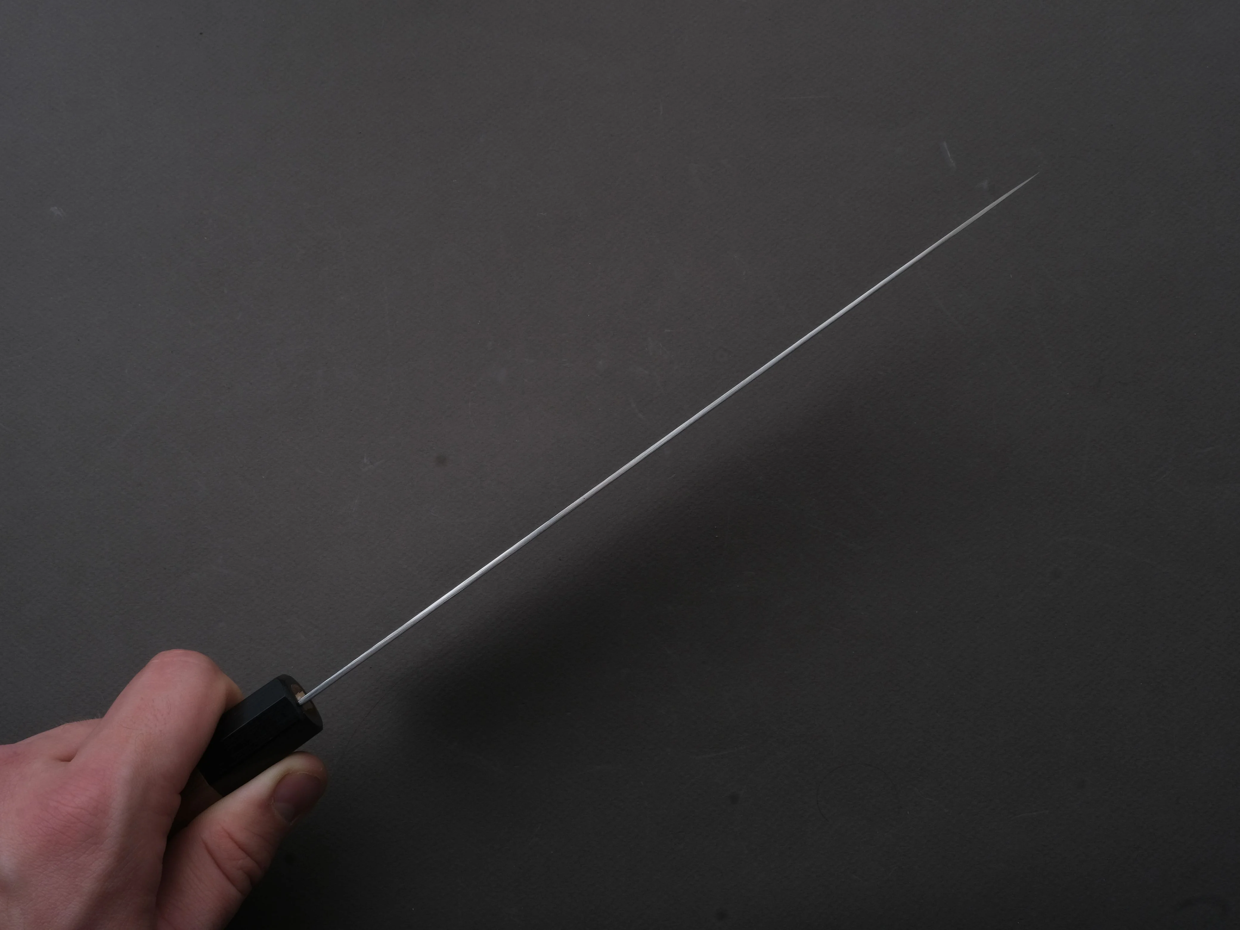Hitohira - HG - Damascus - Gyuto - 240mm - Walnut Handle - Image 6
