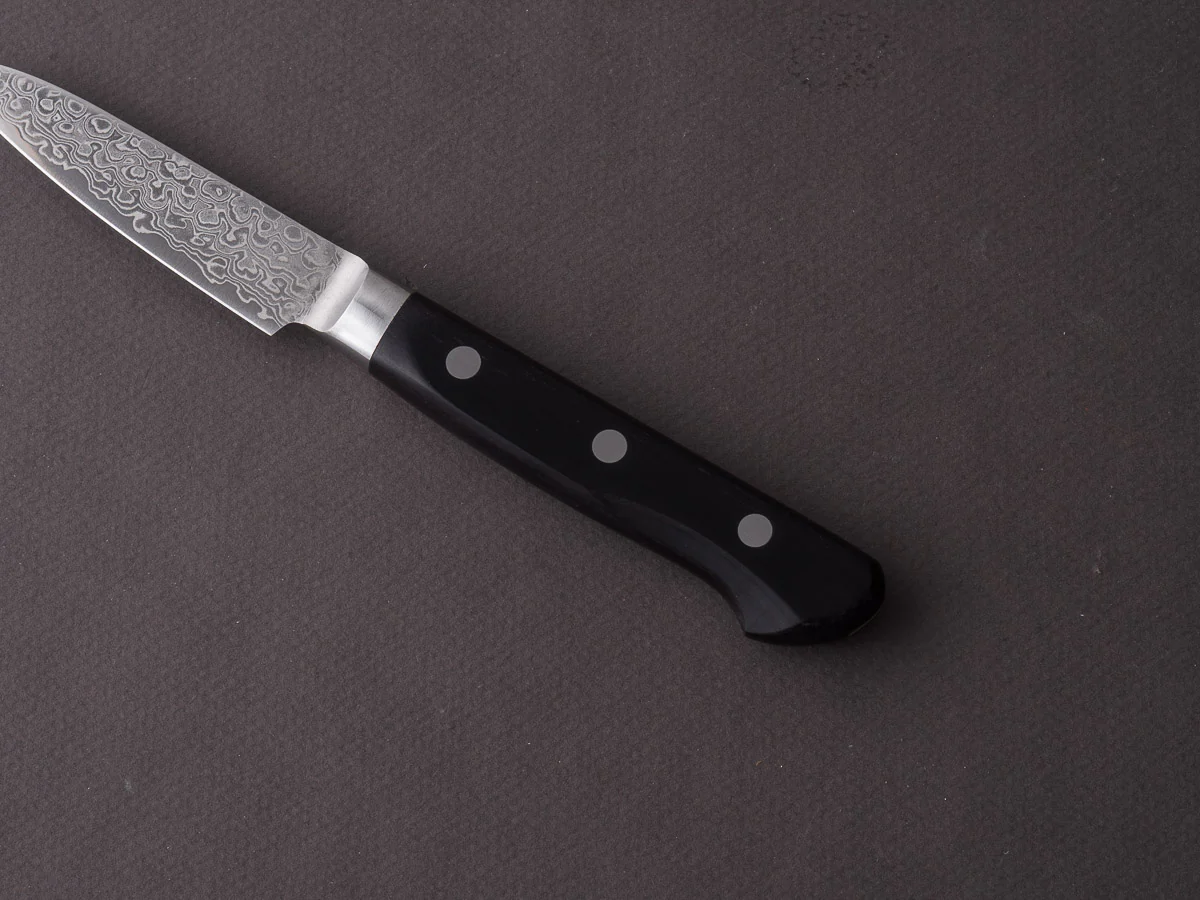 Hitohira - HG - Damascus - 80mm Paring Knife - Western Handle - Image 6