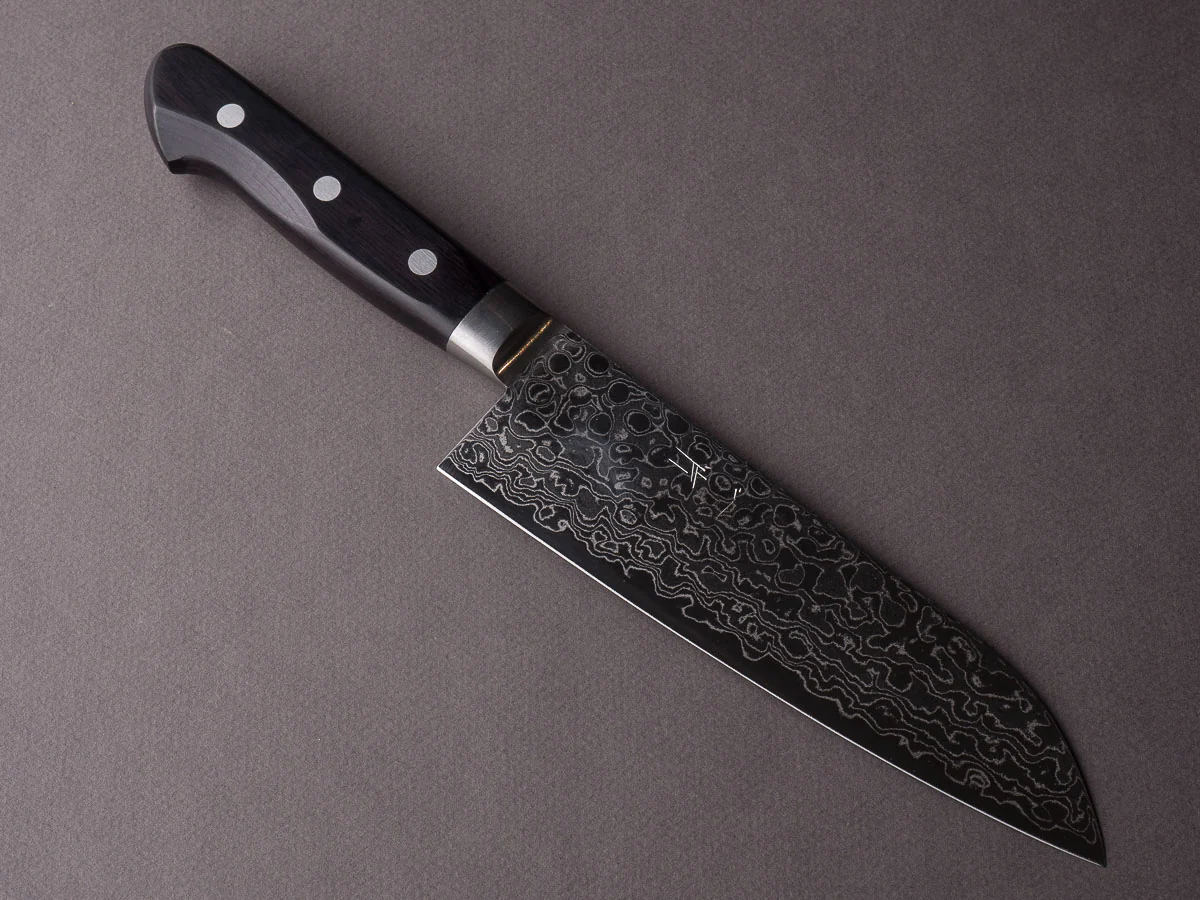 Hitohira - HG - Damascus - Santoku - Western Handle