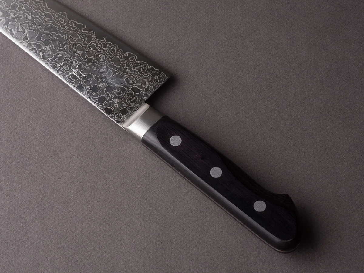 Hitohira - HG - Damascus - Santoku - Western Handle - Image 4