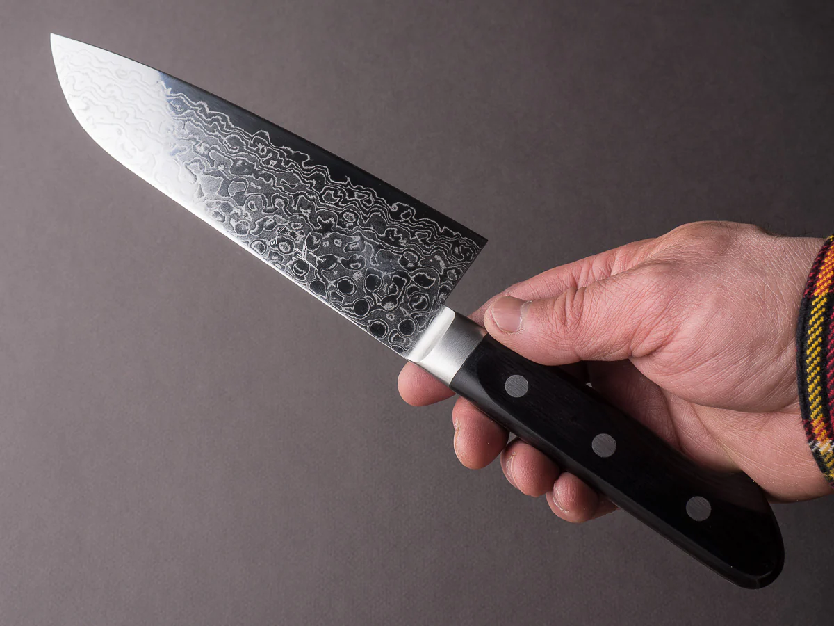 Hitohira - HG - Damascus - Santoku - Western Handle - Image 6