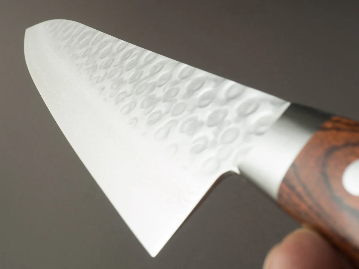 Hitohira - HG - Tsuchime Damascus - 210mm Gyuto - Western Handle - Image 10