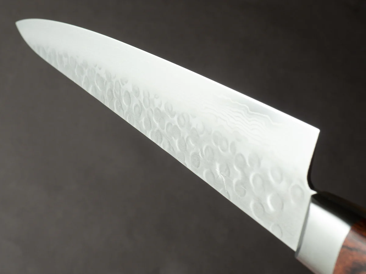 Hitohira - HG - Tsuchime Damascus - 240mm Sujihiki - Western Handle - Image 10