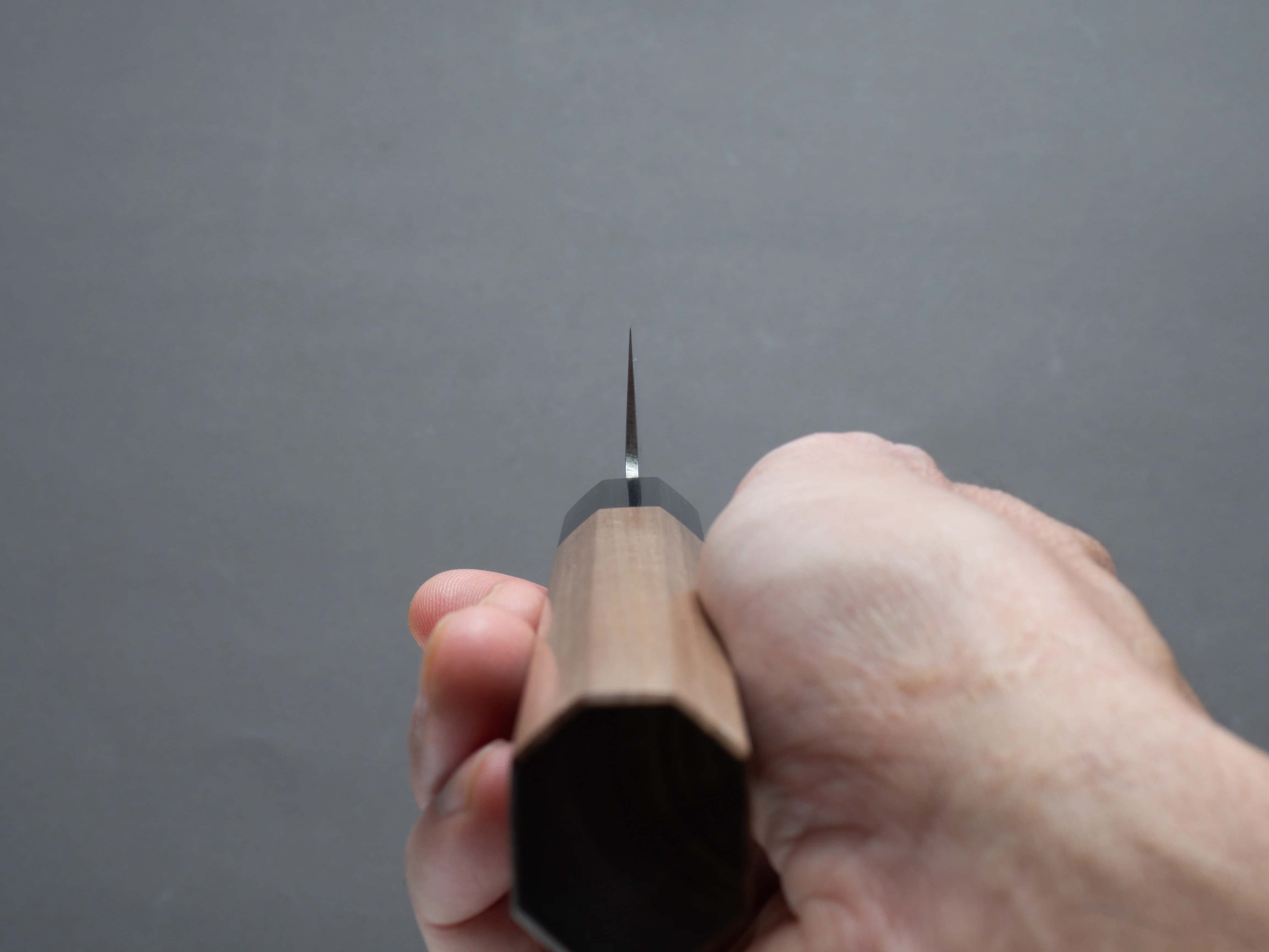 Hitohira - HG - Tsuchime - Damascus - Gyuto - 180mm - Walnut Handle - Image 9