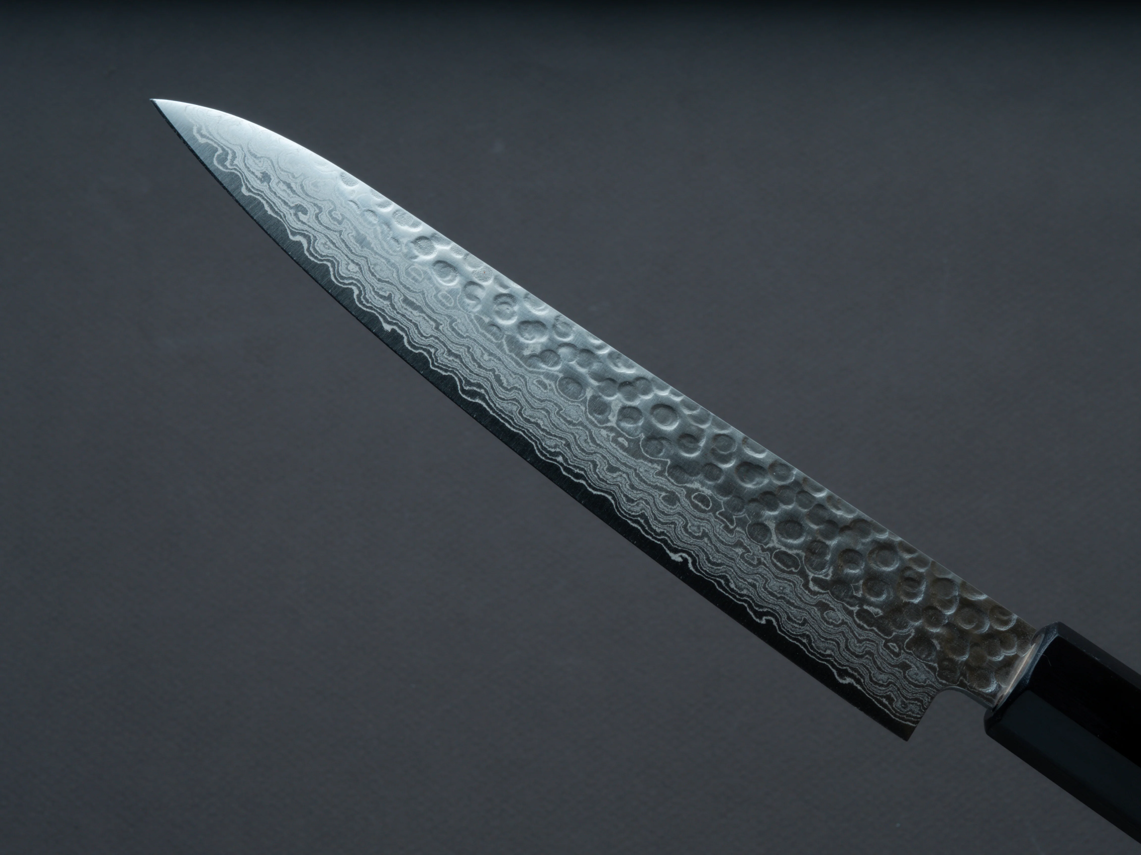 Hitohira - HG - Tsuchime - Damascus - Petty 150mm - Walnut Handle - Image 3