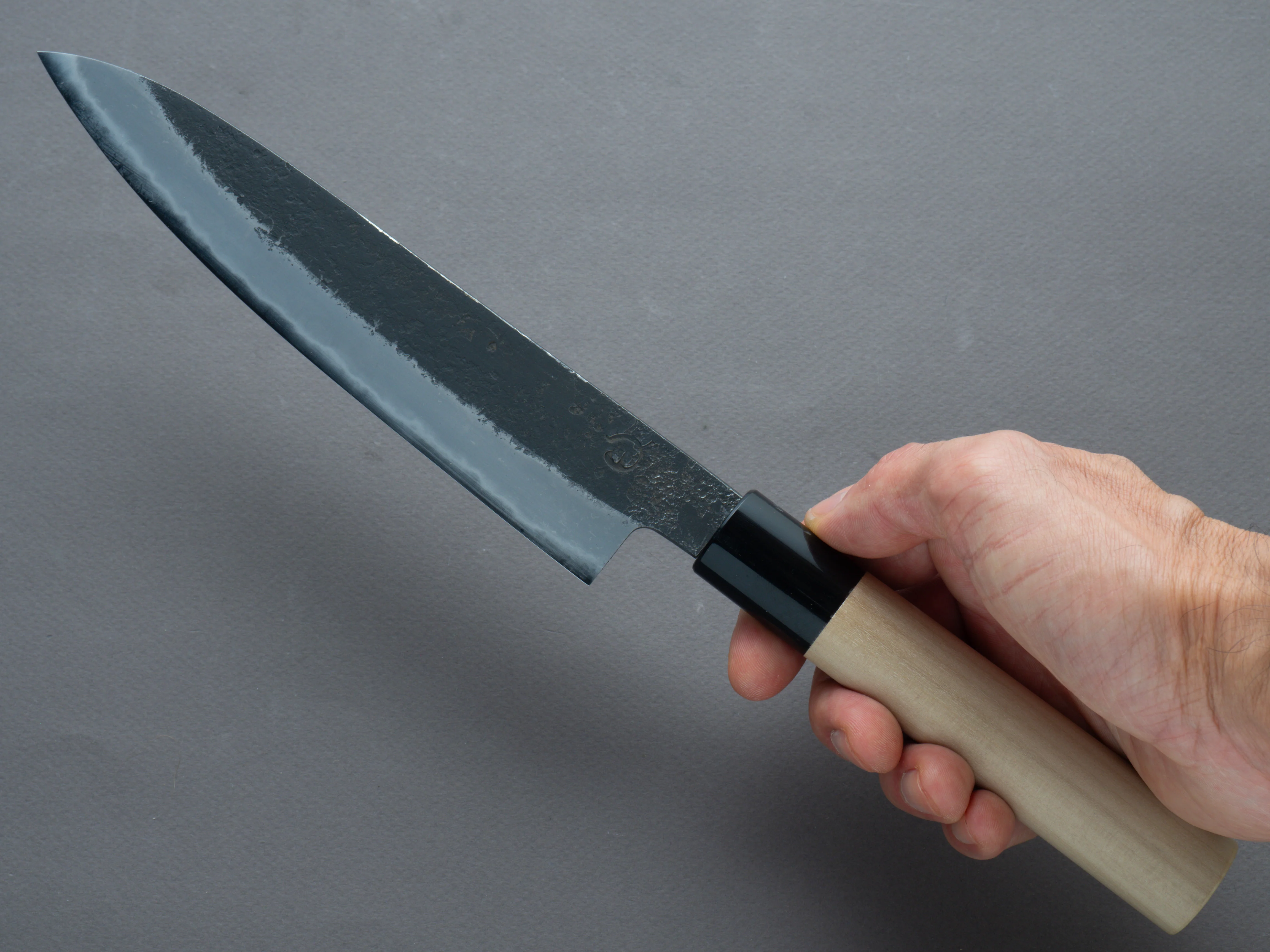 Hitohira - Hinode - Nashiji - White #2 - Petty - 180mm - Magnolia Handle (Oval) - Image 6