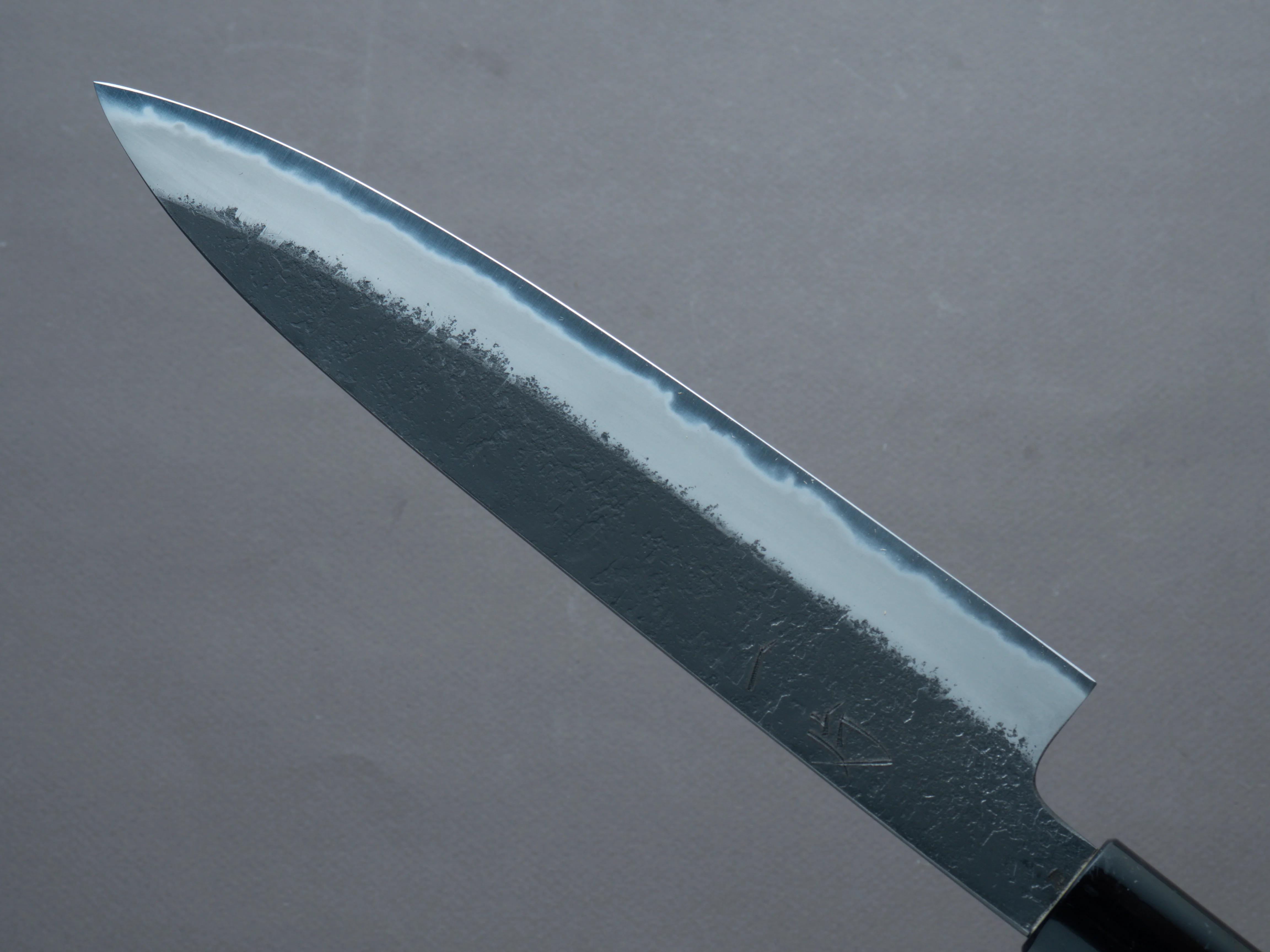 Hitohira - Hinode - White #2 - Nashiji - Petty - 195mm - Magnolia Handle (Oval) - Image 4