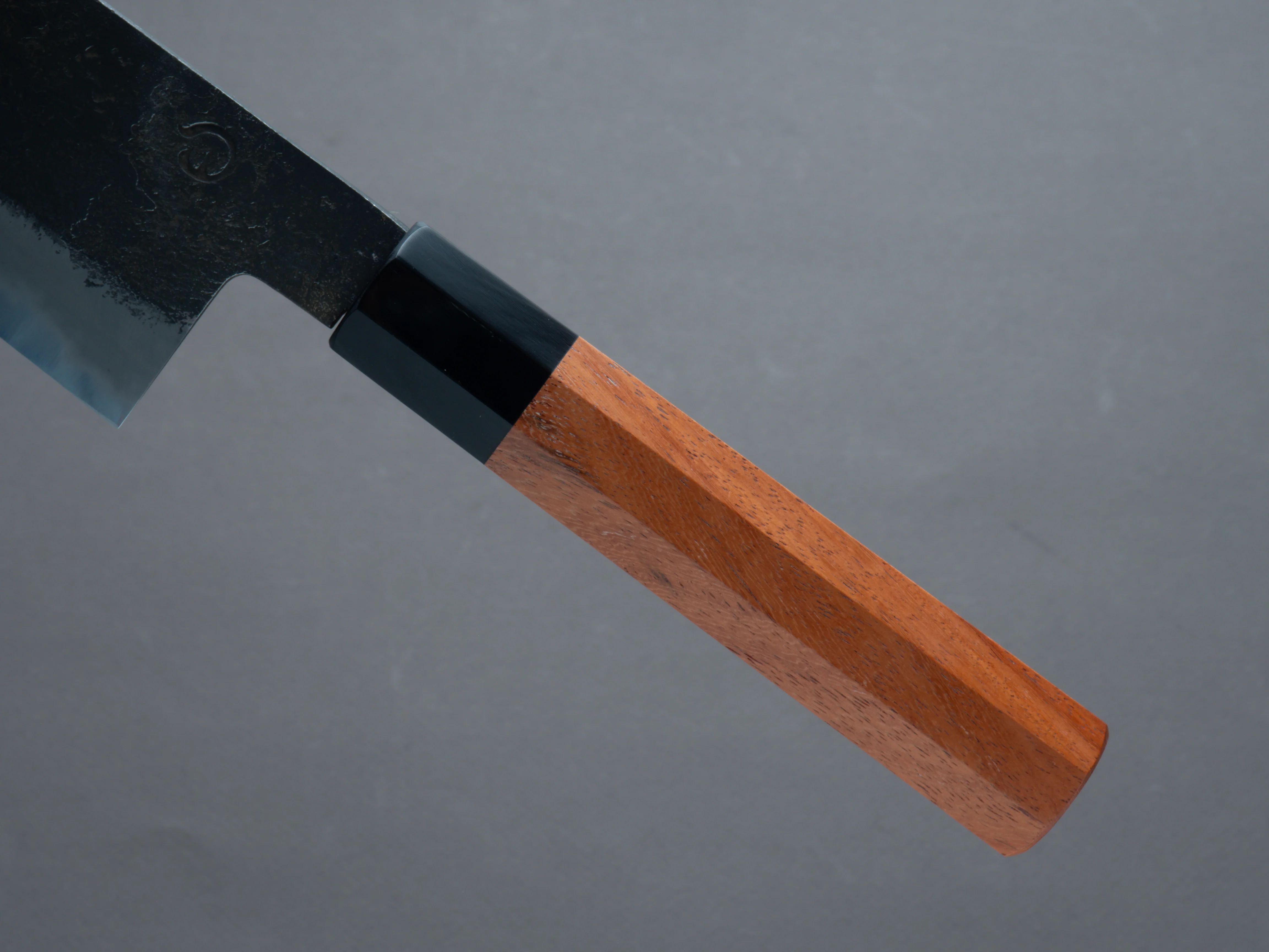 Hitohira - Hinode - Nashiji - White #2 - Santoku 180mm - Quince Handle - Image 5