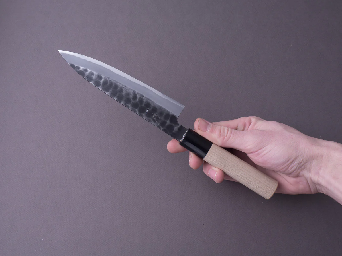 Hitohira - Hinode - White #2 Tsuchime - 150mm Petty - Ho Wood Handle - Image 10