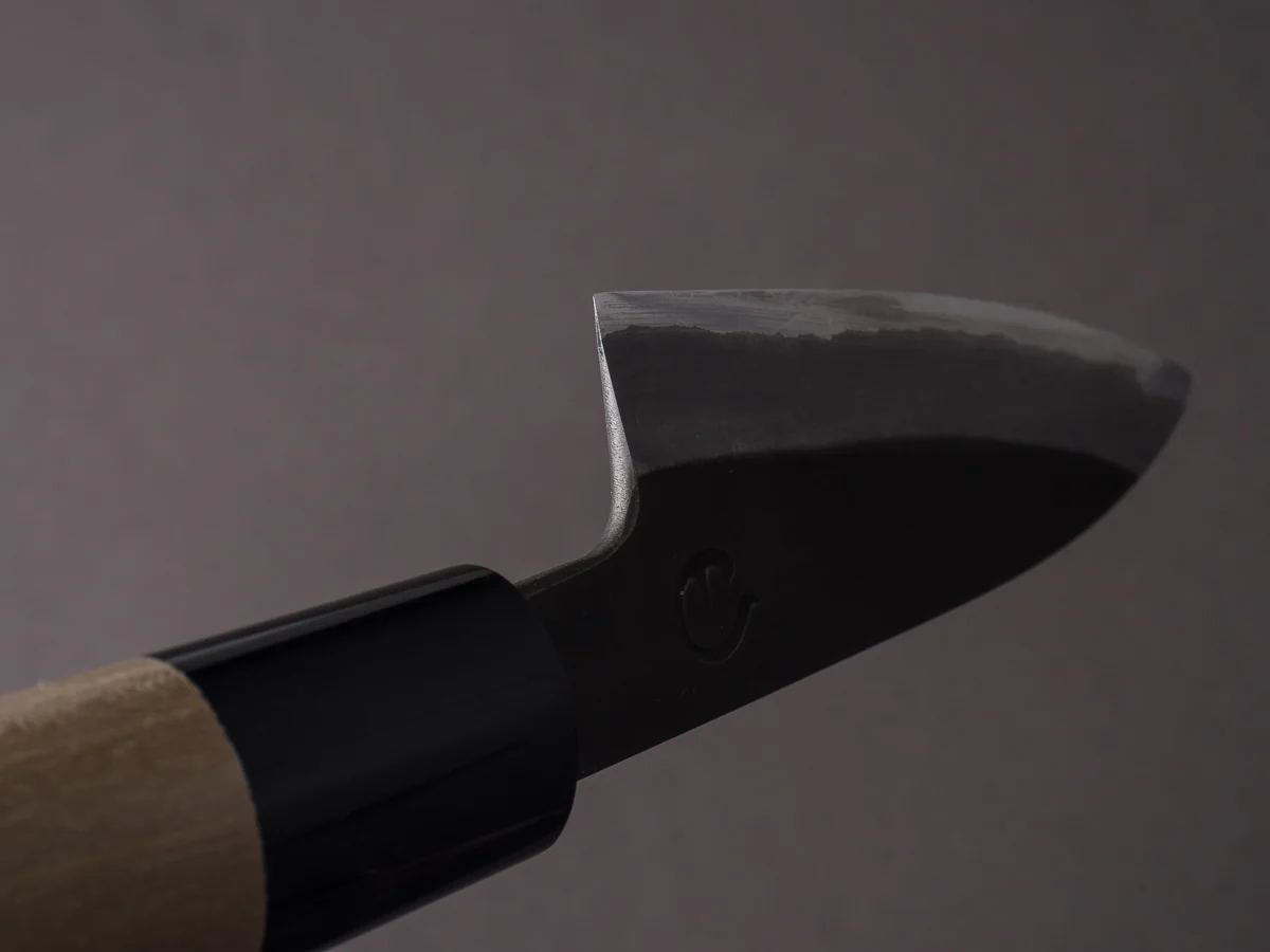 Hitohira - Hinode - White #2 Kurouchi - 90mm Paring - Ho Wood Handle - Image 10