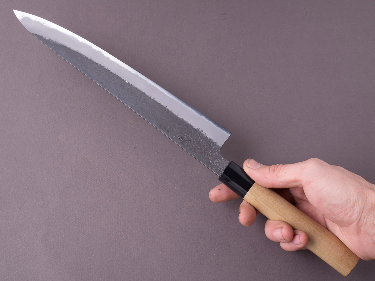 Hitohira - Hinode - White #2 Nashiji - 270mm Sujihiki - Ho Wood Handle - Image 6