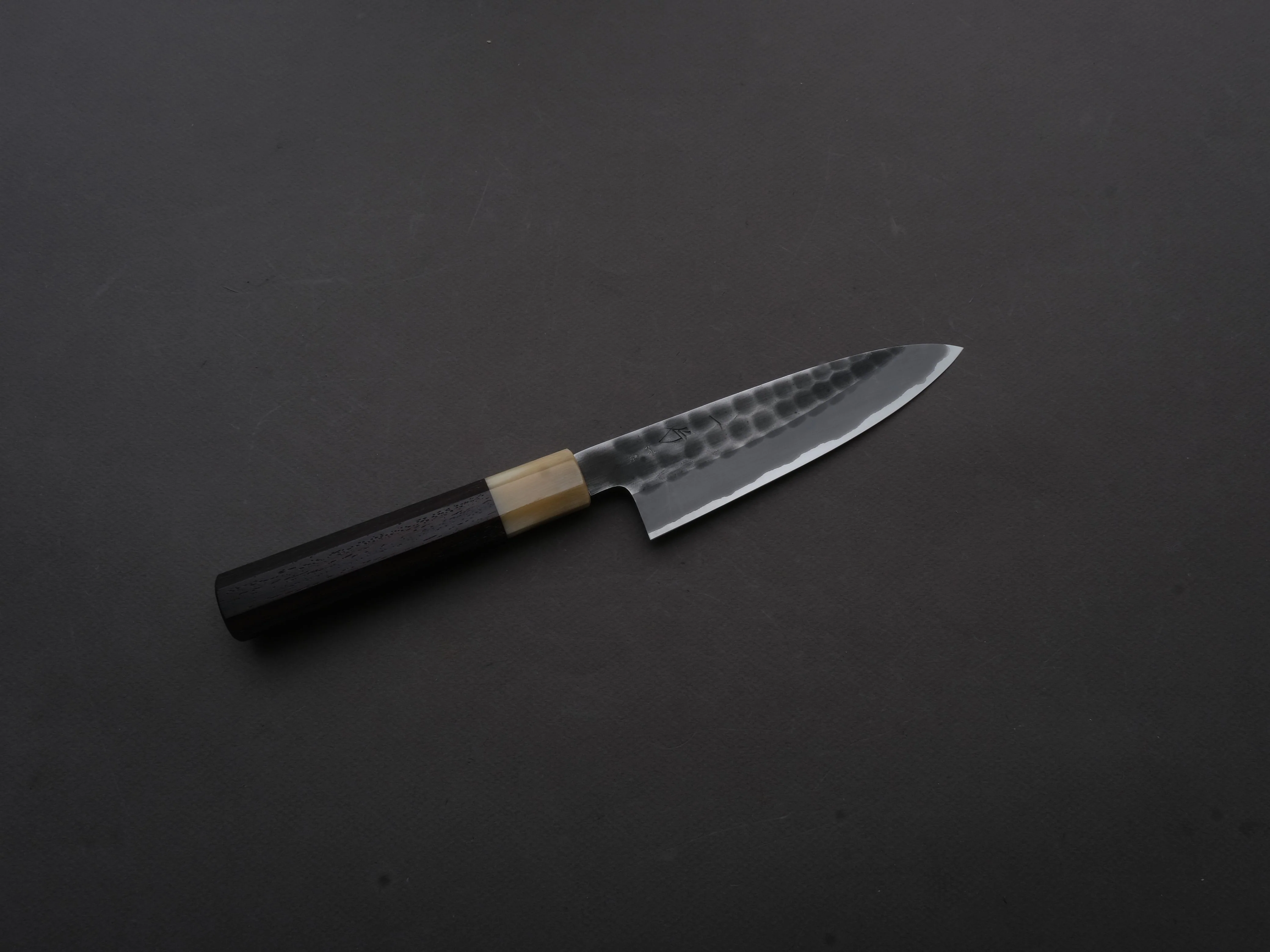 Hitohira - Hinode - White #2 - Stainless Clad - Tsuchime - Petty - 135mm - Taihei Rosewood Handle
