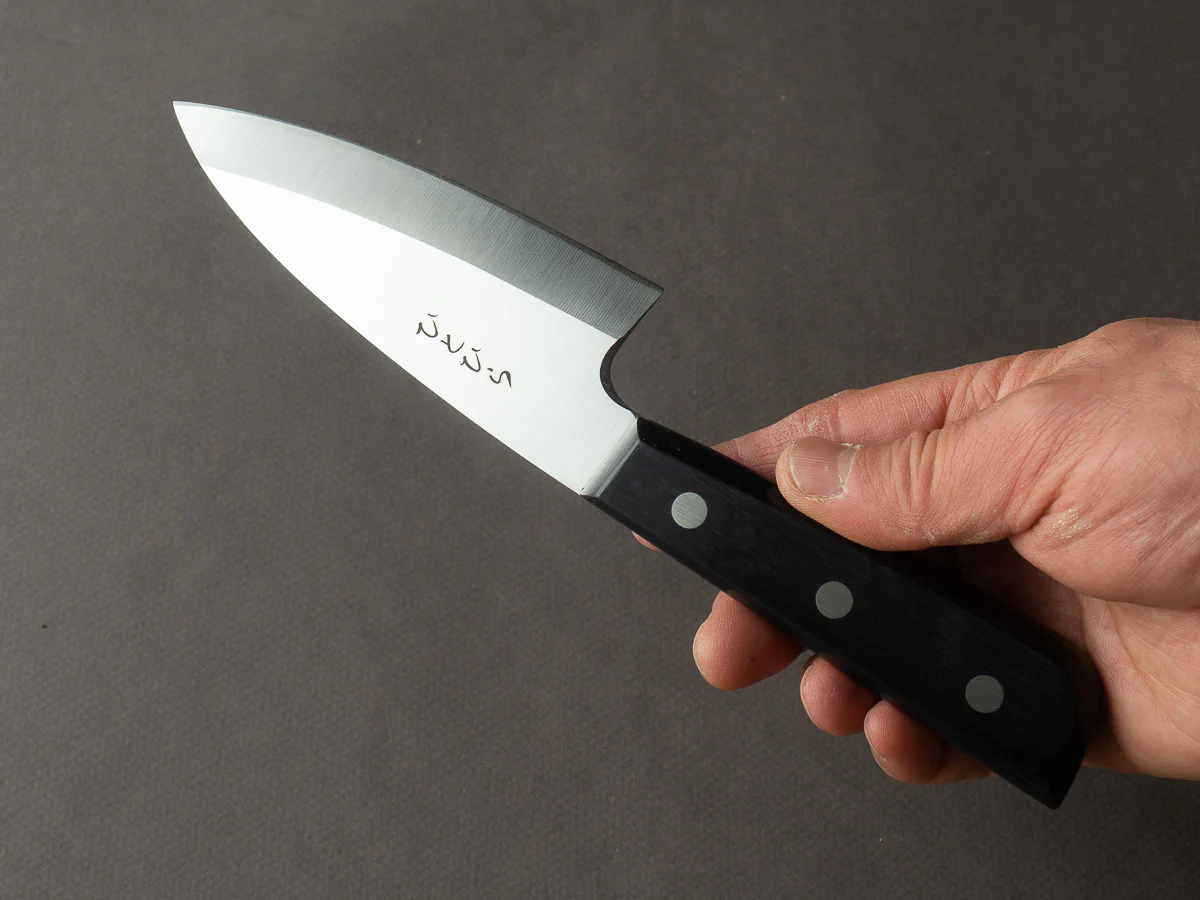 Hitohira - Hiragana - Deba - 120mm - Pakka Handle - No Bolster - Image 5