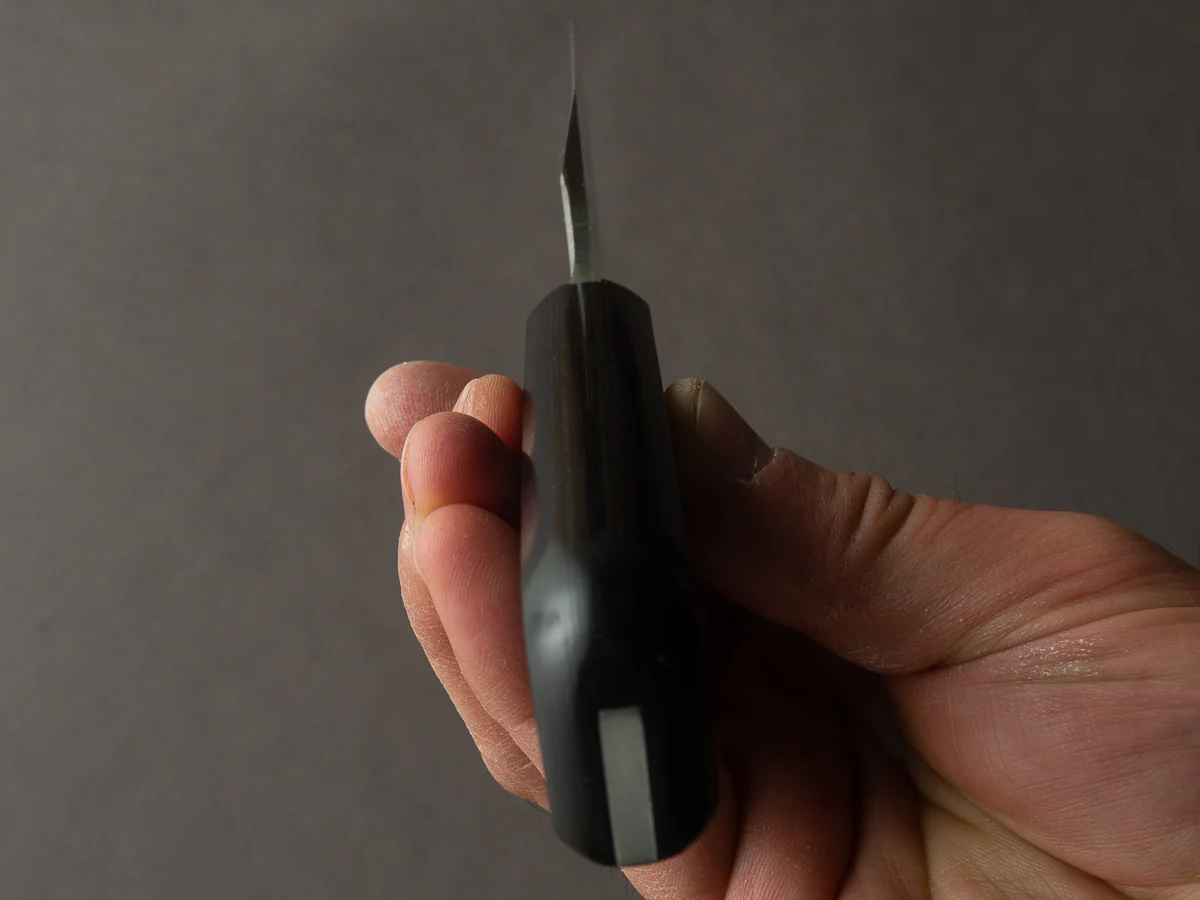 Hitohira - Hiragana - Deba - 120mm - Pakka Handle - No Bolster - Image 8