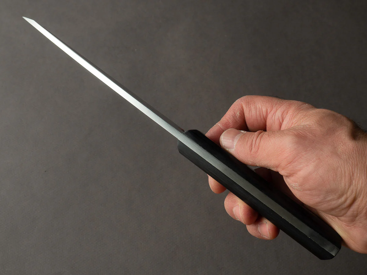 Hitohira - Hiragana - Deba - 150mm - Pakka Handle - No Bolster - Image 7