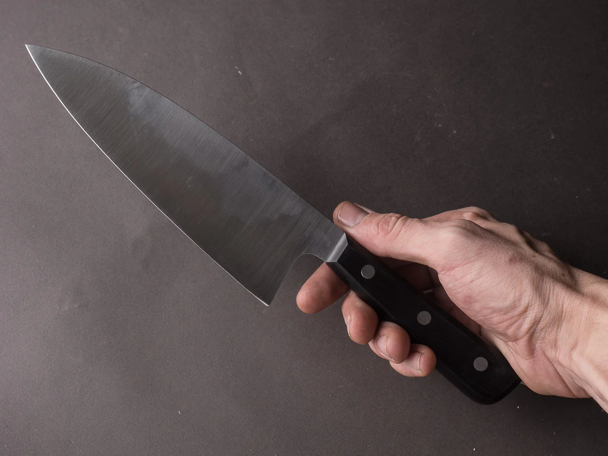 Hitohira - Hiragana - Deba - 180mm - Pakka Handle - No Bolster - Image 3
