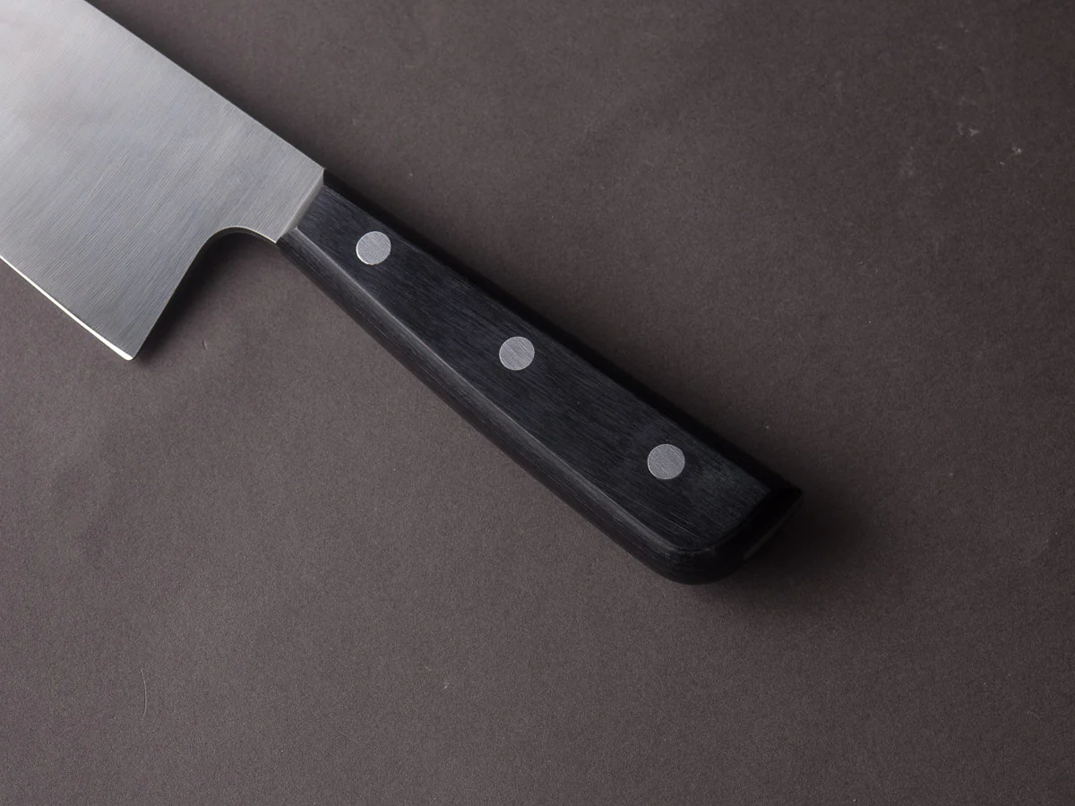 Hitohira - Hiragana - Deba - 180mm - Pakka Handle - No Bolster - Image 6
