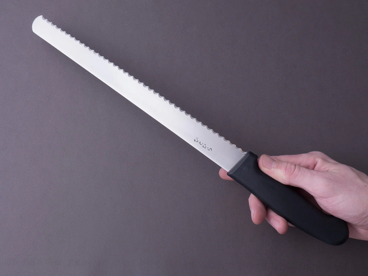 Hitohira - Hiragana - 300mm Bread Knife - Western Handle - Image 5
