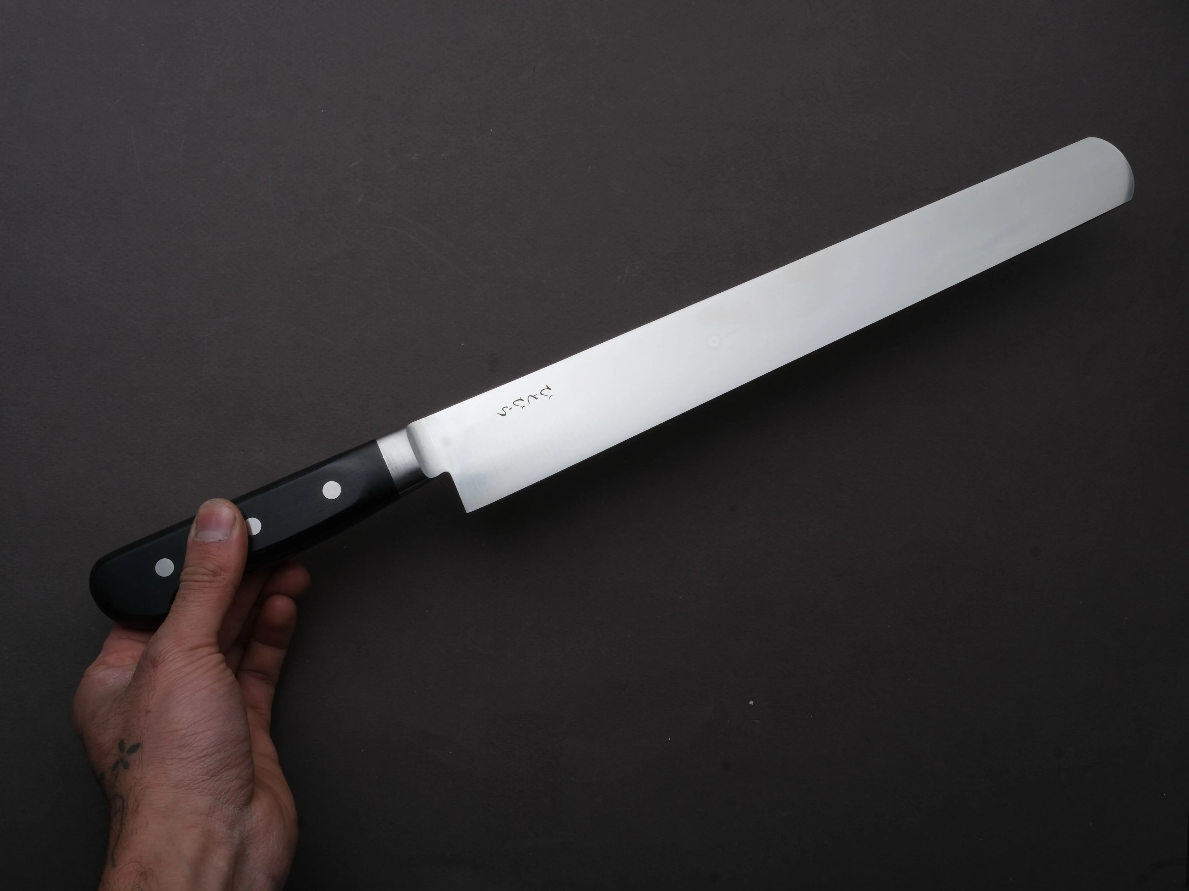 Hitohira - Hiragana - Cake Knife - 300mm - Pakka Western Handle - Image 3