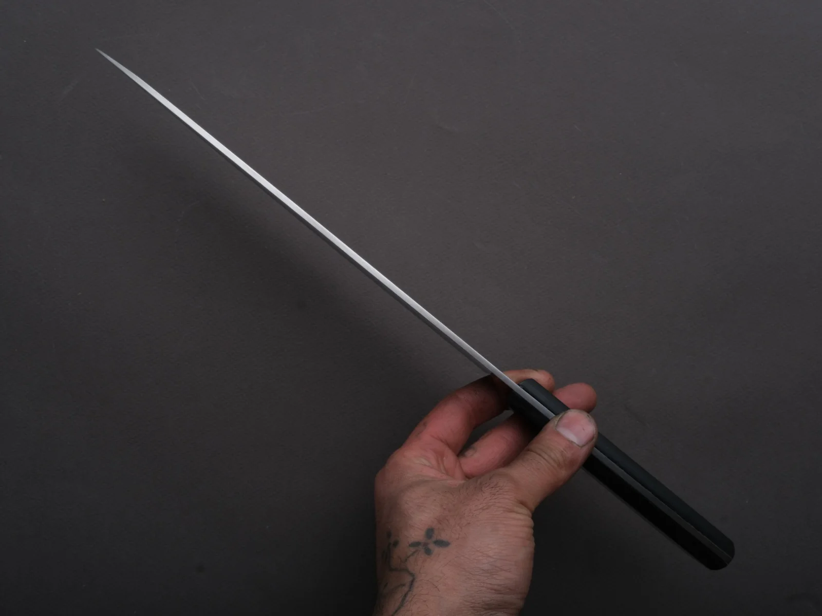 Hitohira - Hiragana - Yanagiba - 240mm - Pakka Handle - No Bolster - Image 5