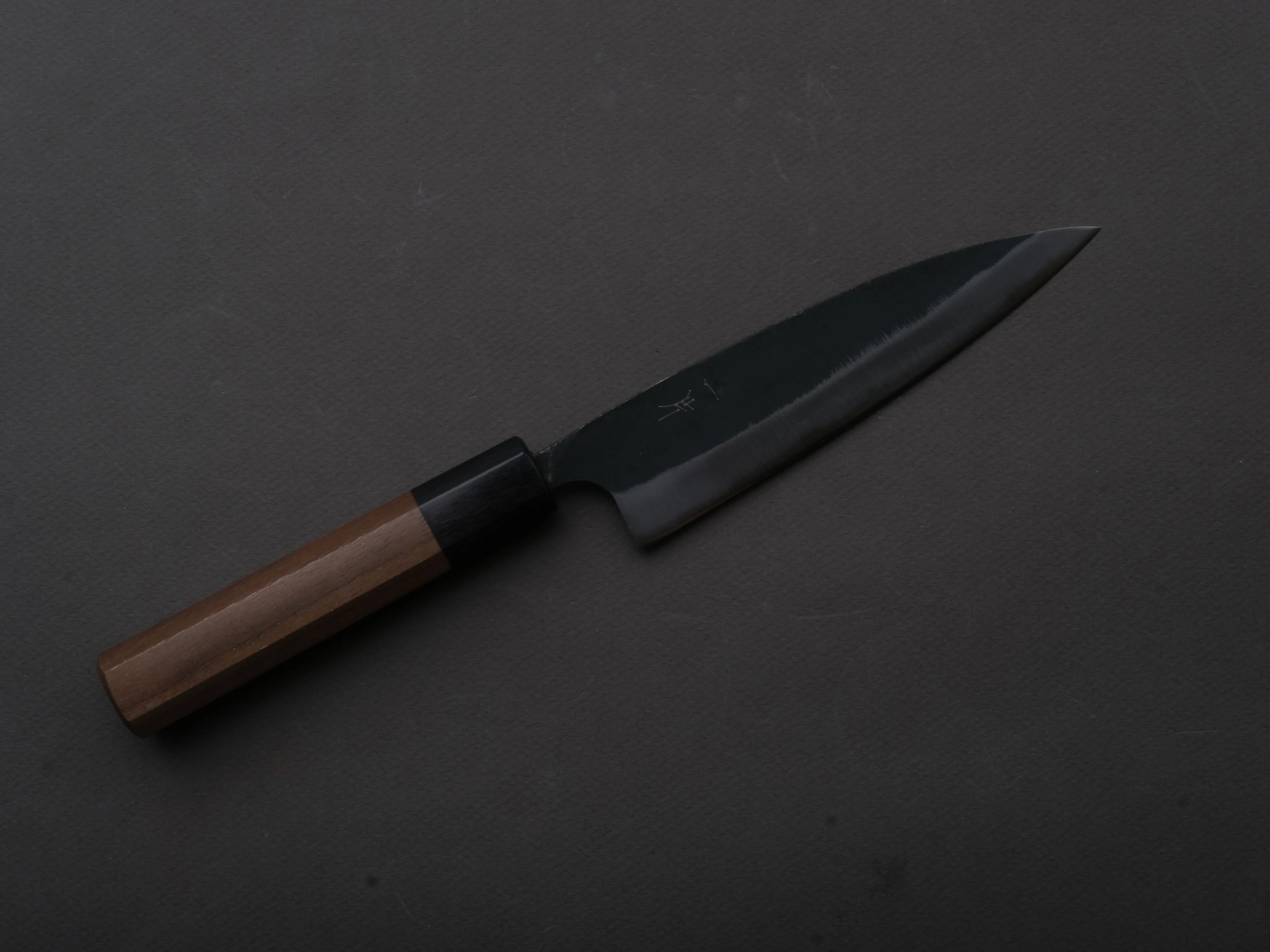 Hitohira - Hizen - Blue #1 - Kurouchi - Ajikiri - 145mm - Walnut Handle