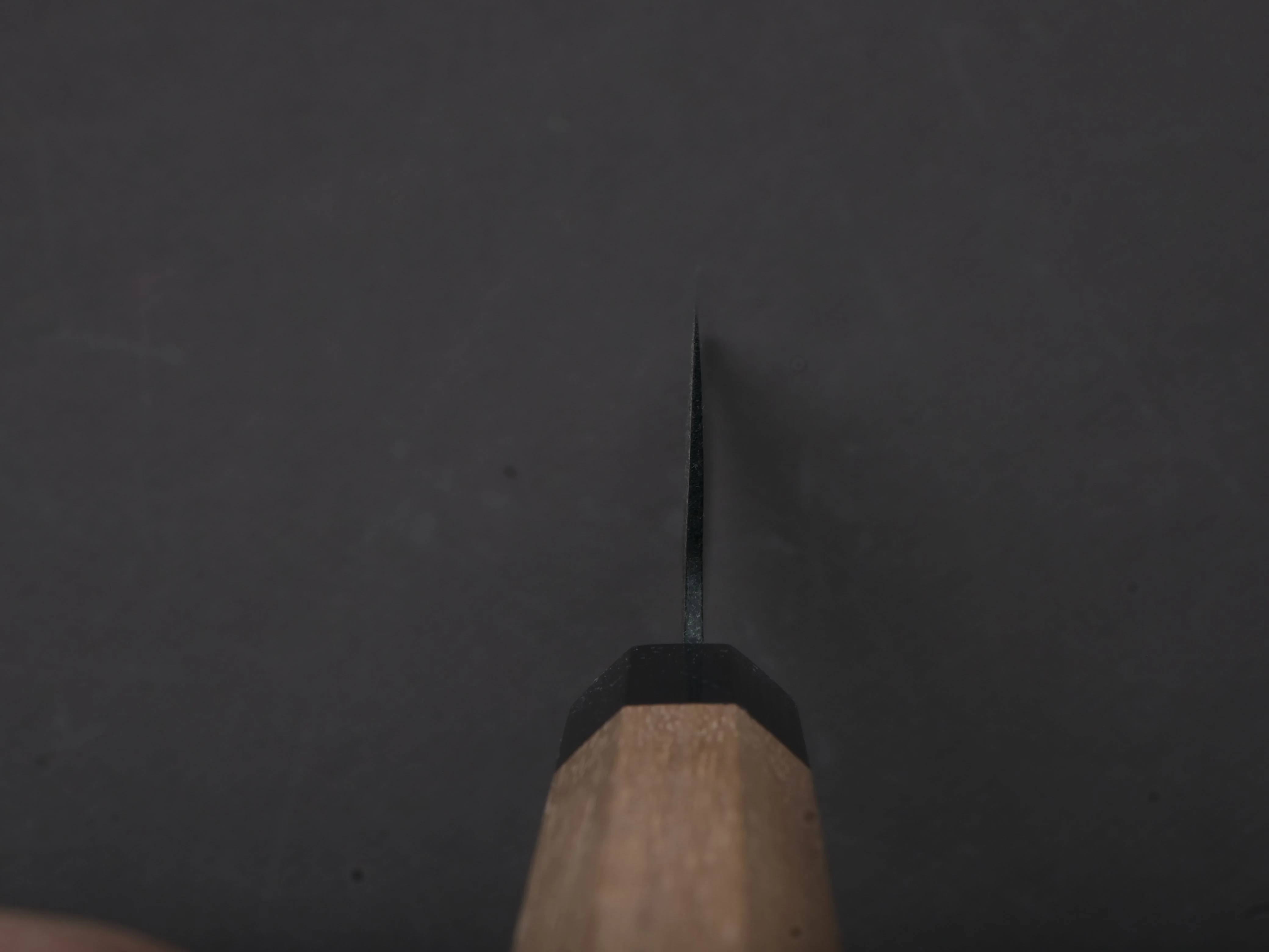 Hitohira - Hizen - Blue #1 - Kurouchi - Gyuto - 210mm - Walnut Handle - Image 6