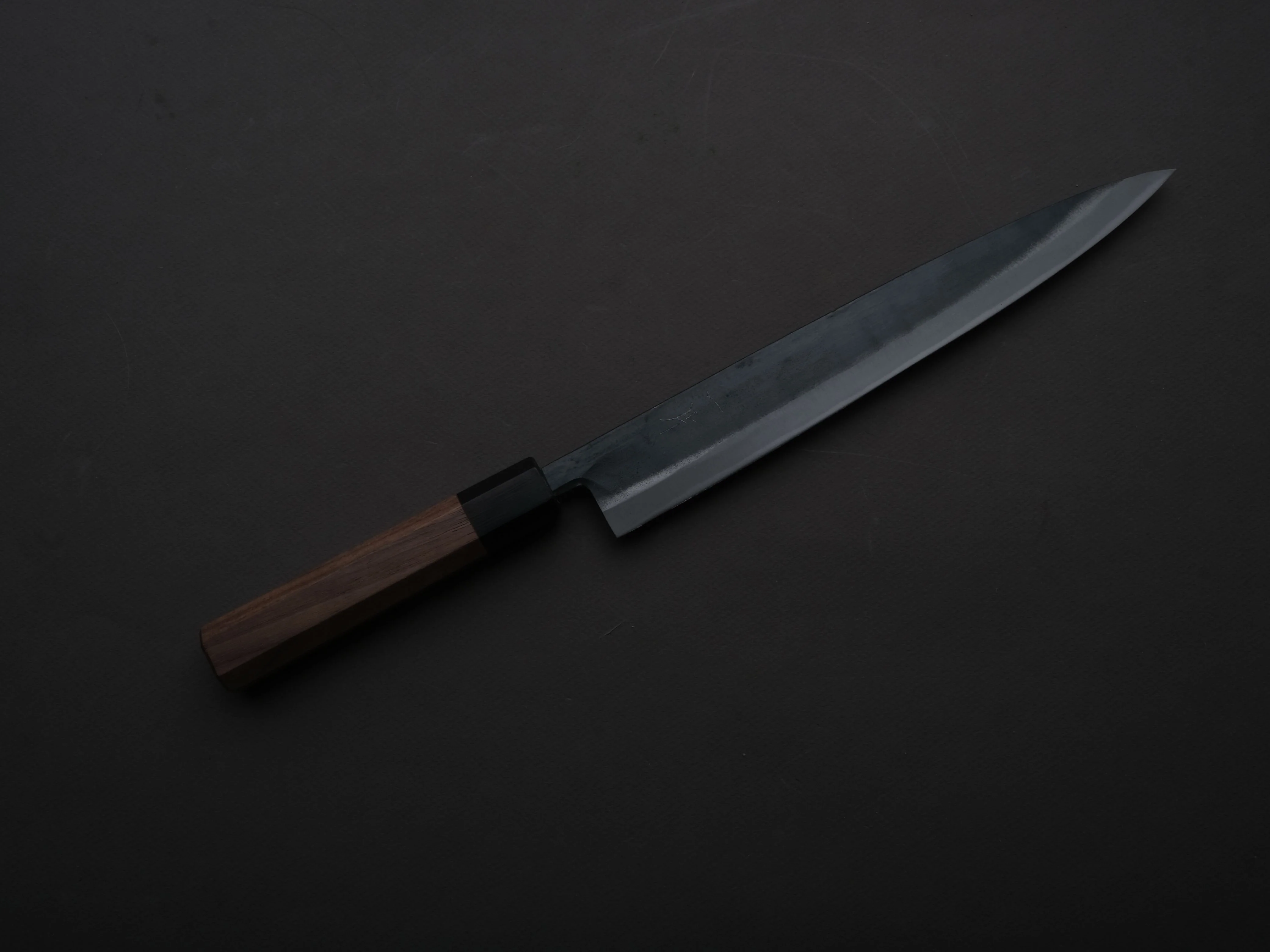 Hitohira - Hizen - Blue #1 - Kurouchi - Sujihiki -240mm - Walnut Handle