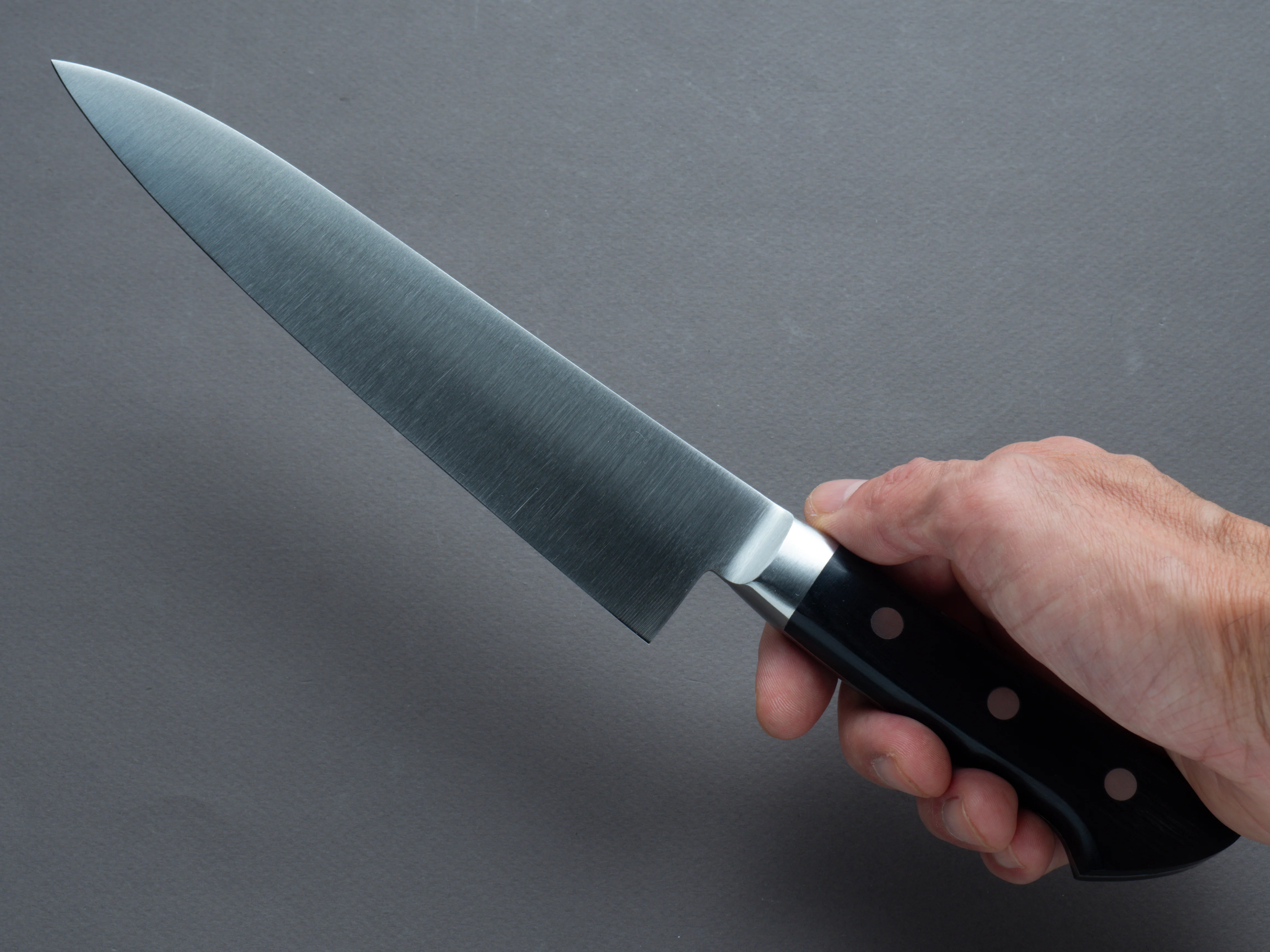 Hitohira - Imojiya KF - Stainless - Gyuto - 180mm - Western Handle - Image 6