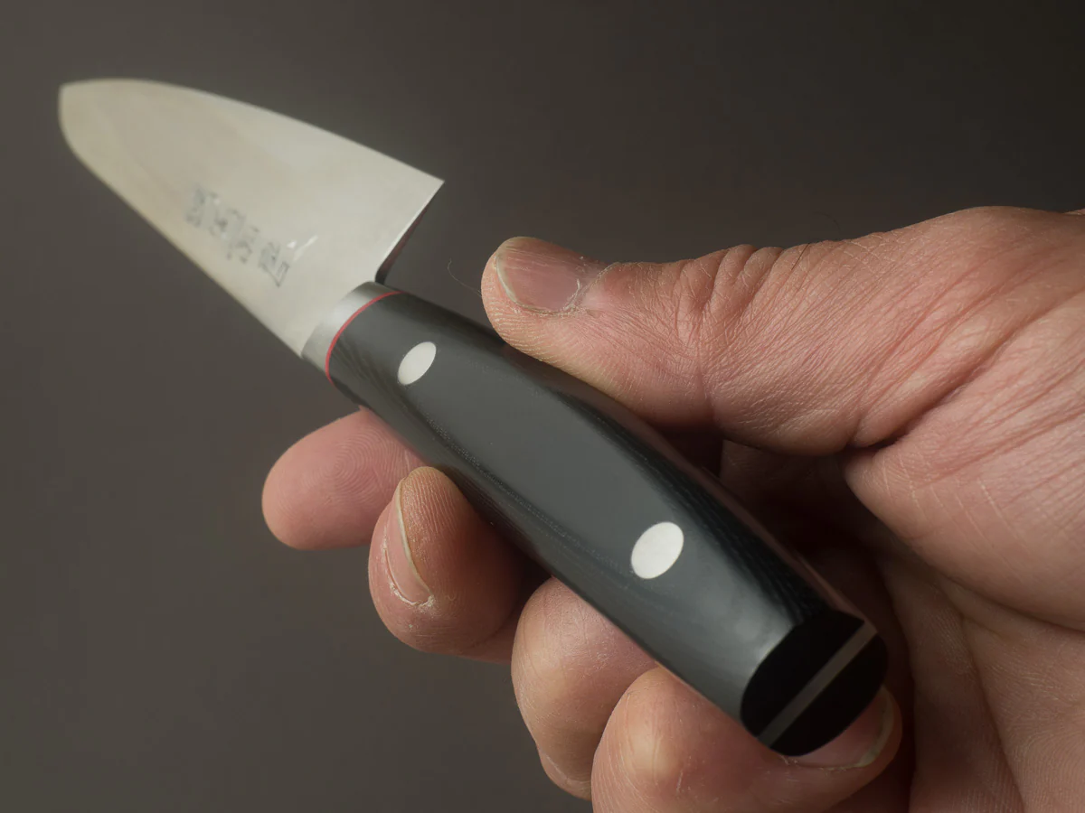 Hitohira - Imojiya KT - VG10 - Damascus - 150mm Petty - Western Handle - Image 11