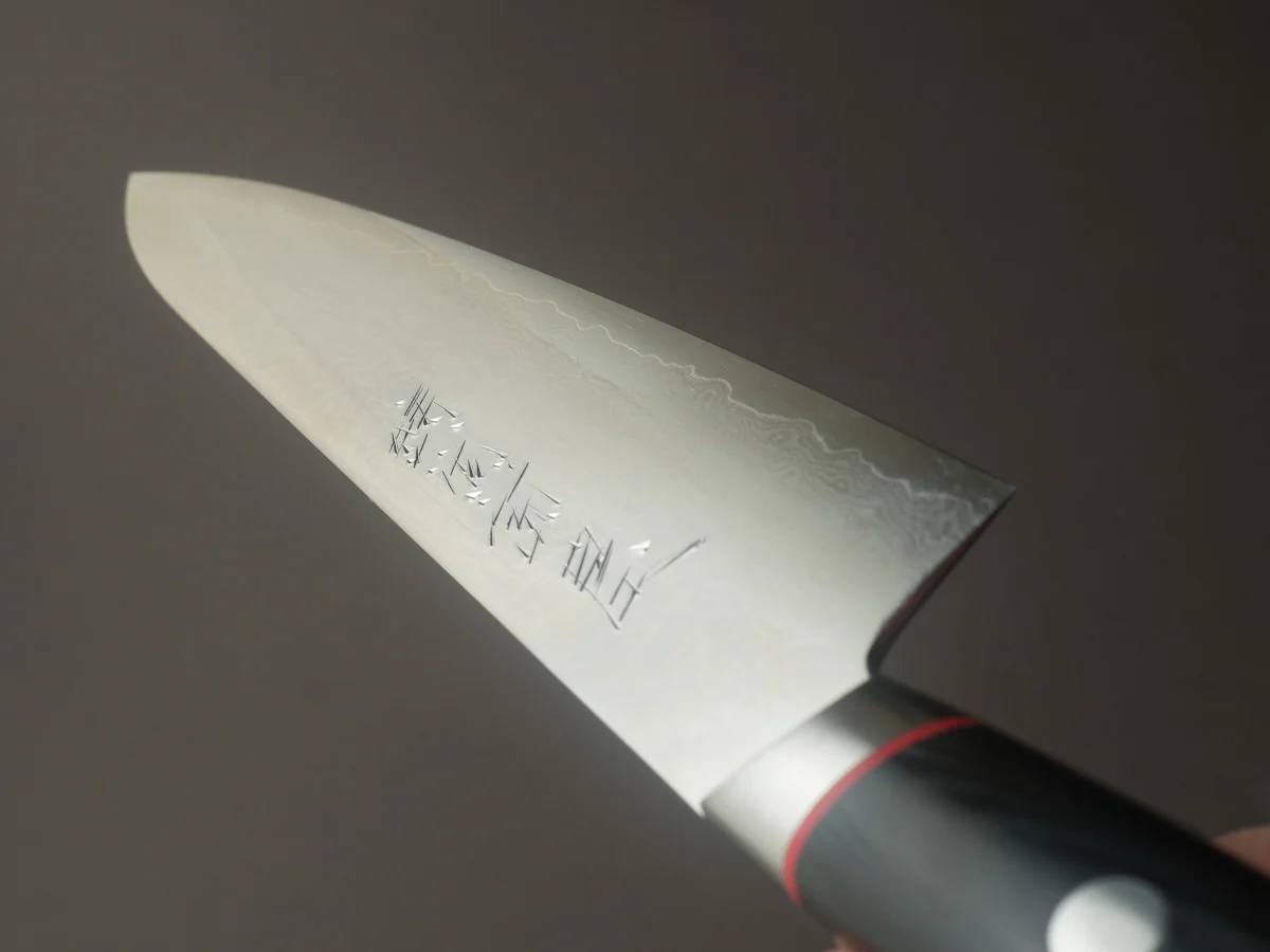 Hitohira - Imojiya KT - VG10 - Damascus - 150mm Petty - Western Handle - Image 12