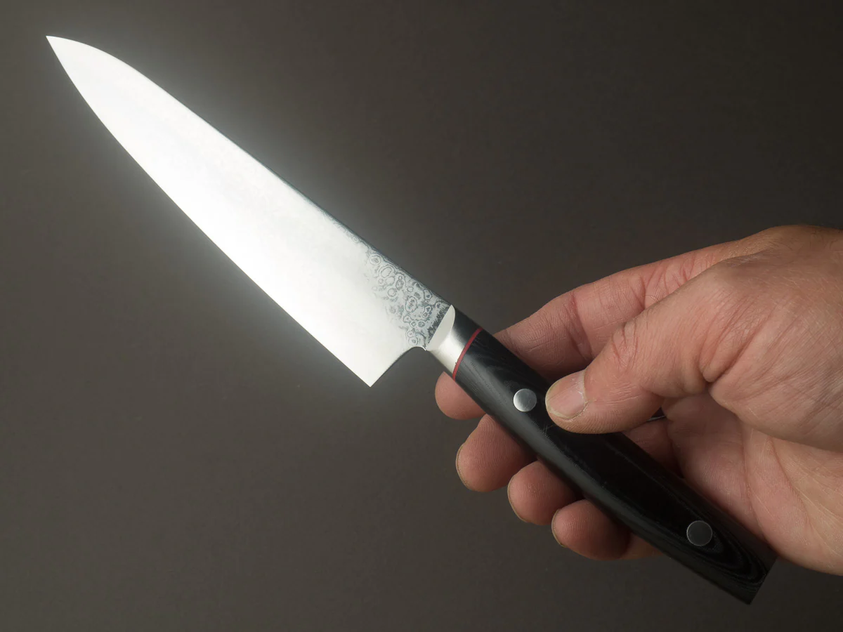 Hitohira - Imojiya KT - VG10 - Damascus - 150mm Petty - Western Handle - Image 8