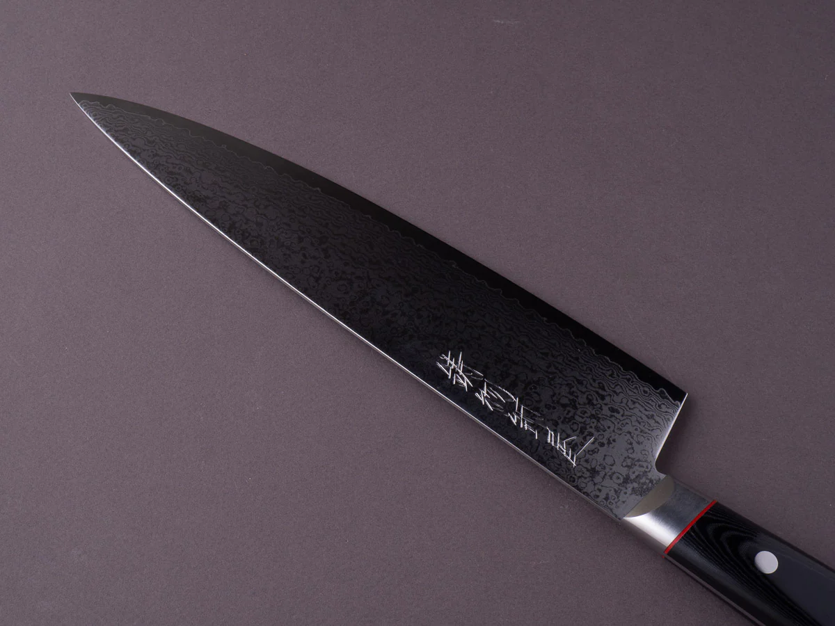 Hitohira - Imojiya KT - VG10 - Damascus - 230mm Gyuto - Western Handle - Image 4