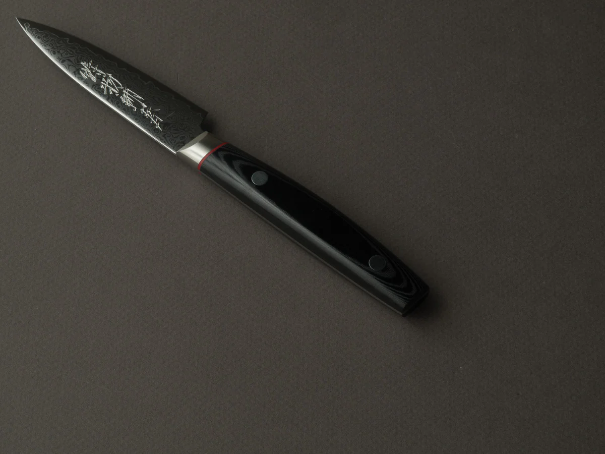 Hitohira - Imojiya KT - VG10 - Damascus - 90mm Paring - Western Handle - Image 4