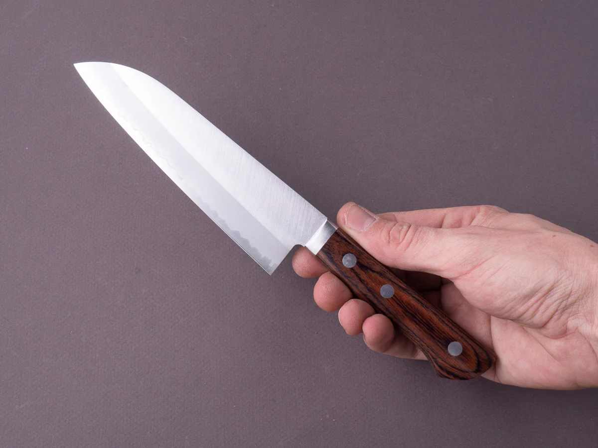 Hitohira - Imojiya MZ - VG-1 - Santoku - 145mm - Western Handle (3 Pin) - Image 7