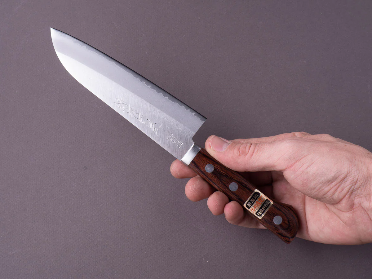 Hitohira - Imojiya MZ - VG-1 - Santoku - 145mm - Western Handle (3 Pin) - Image 8