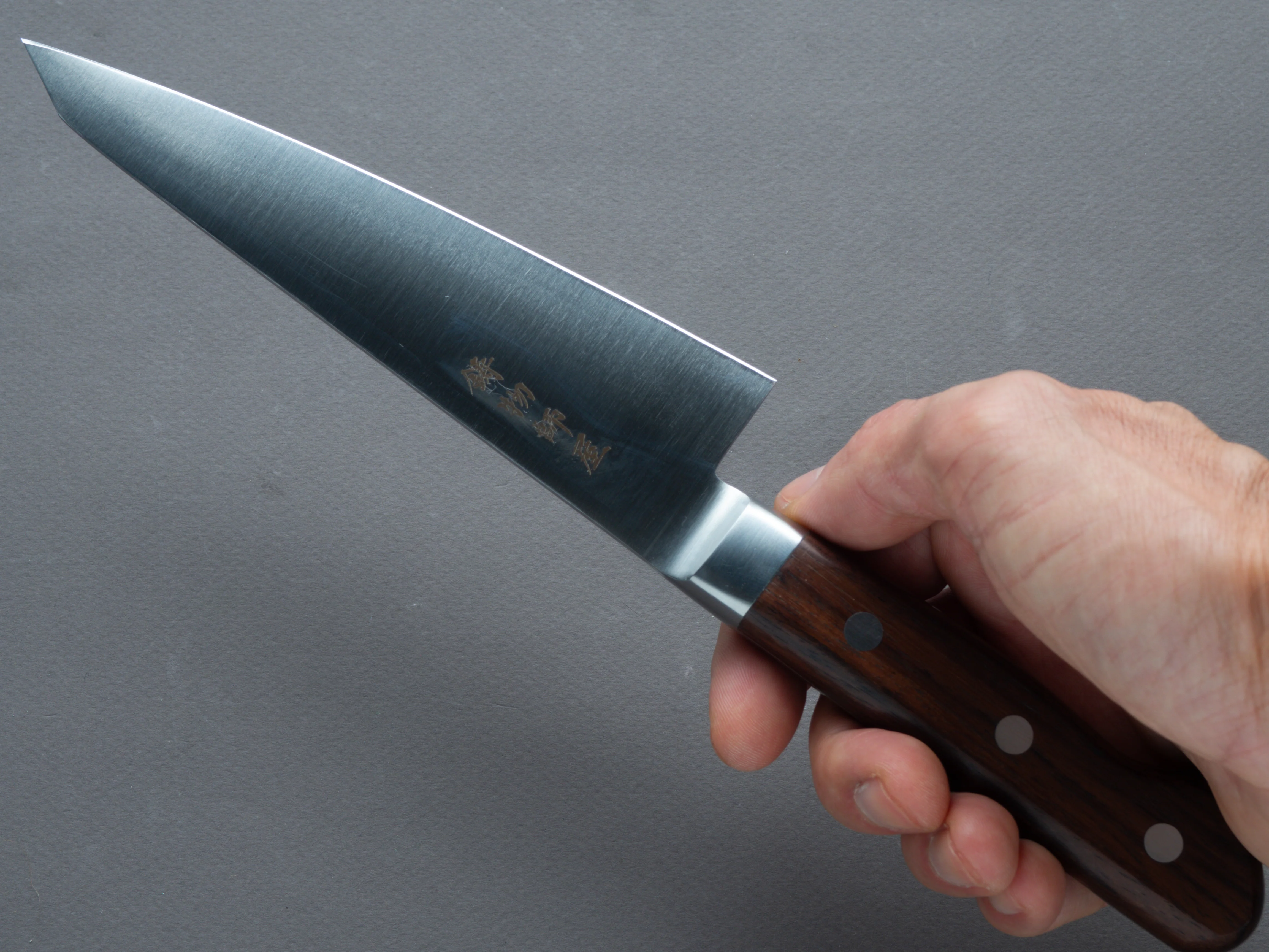 Hitohira- Imojiya - OKD - VG1 - Honesuki Kaku - 150mm - Western Handle - Image 7