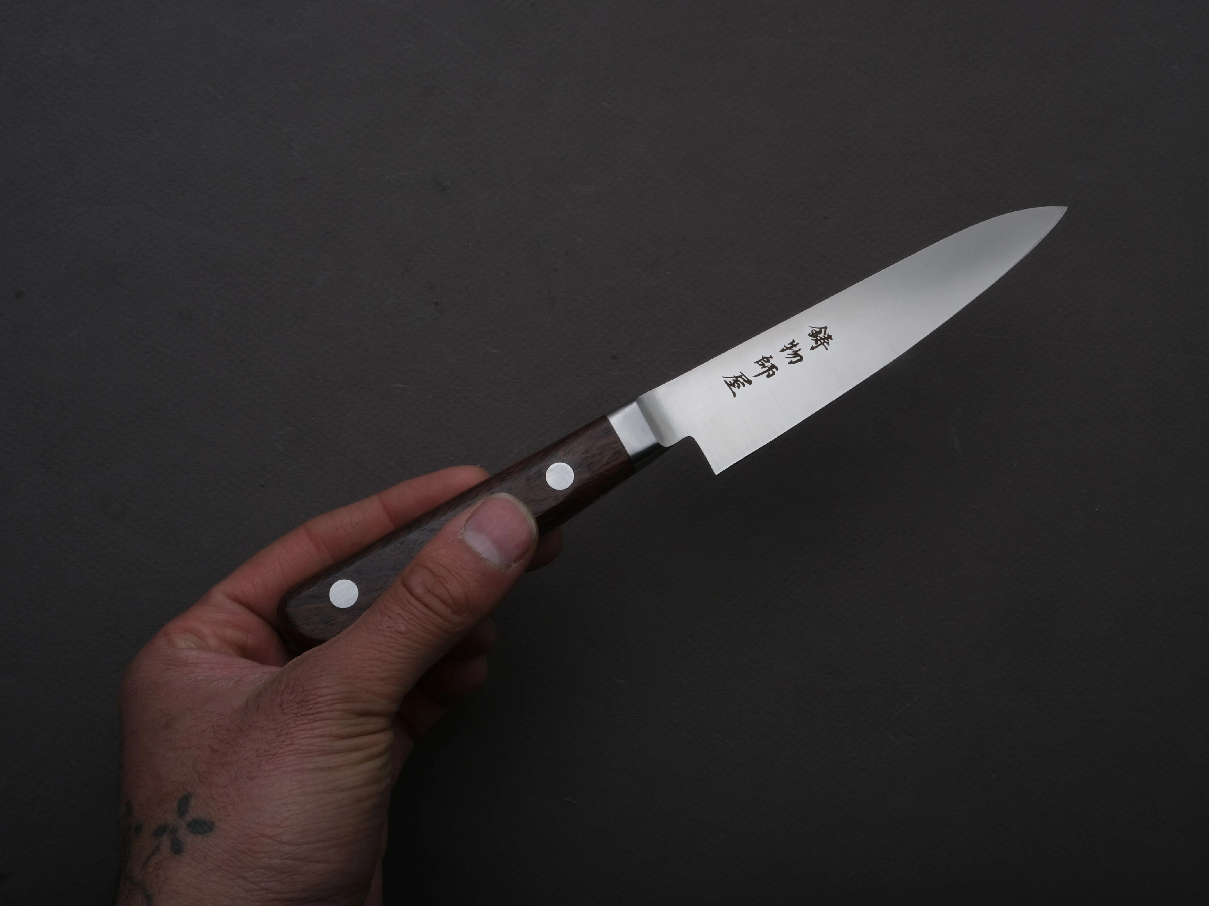 Hitohira- Imojiya - OKD - VG1 - Petty - 120mm - Western Handle - Image 3