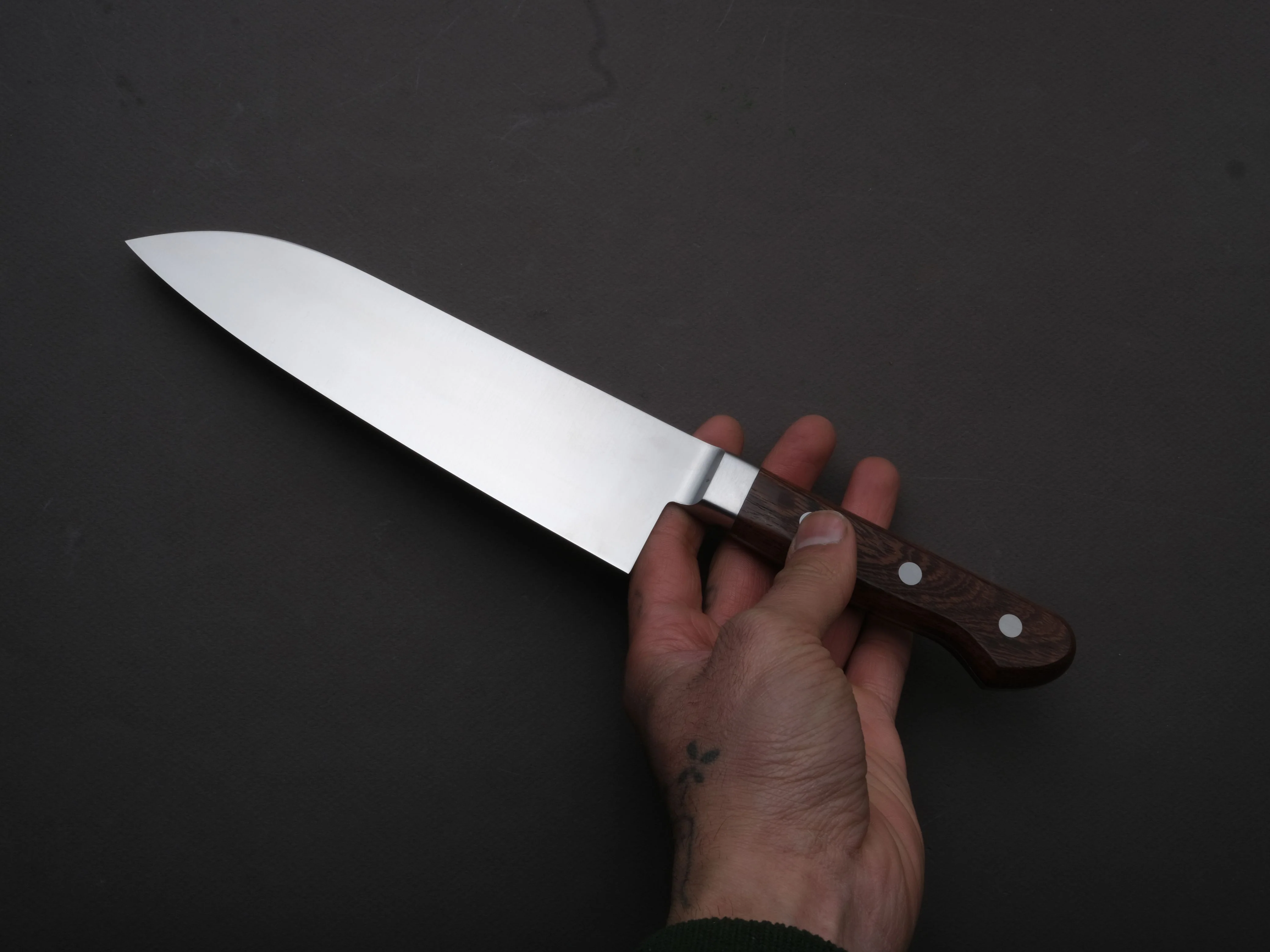 Hitohira- Imojiya - OKD - VG1 - Santoku - 170mm - Western Handle - Image 4