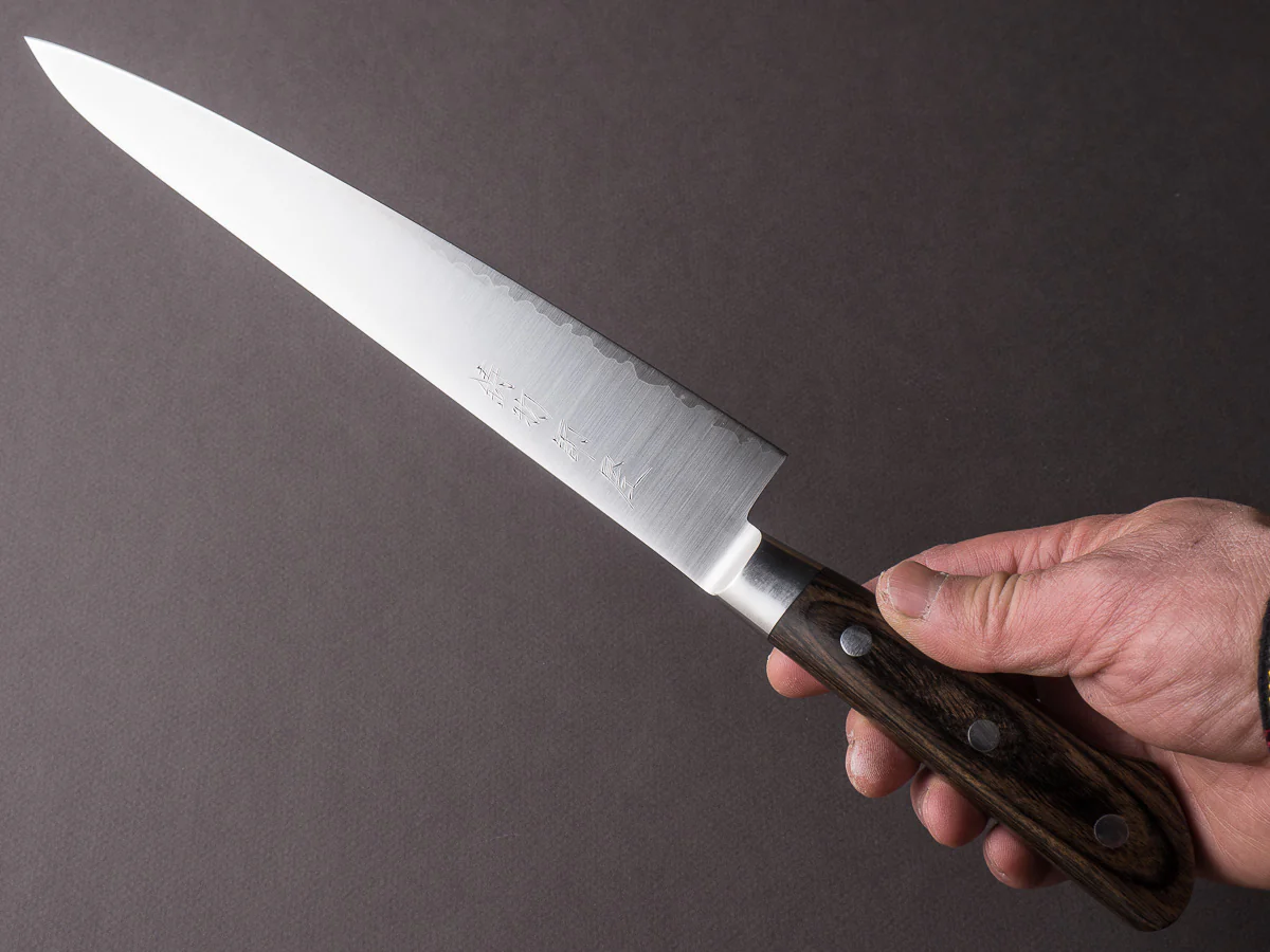 Hitohira - Imojiya - SG2 - 240mm Sujihiki - Pakka Handle - Image 4