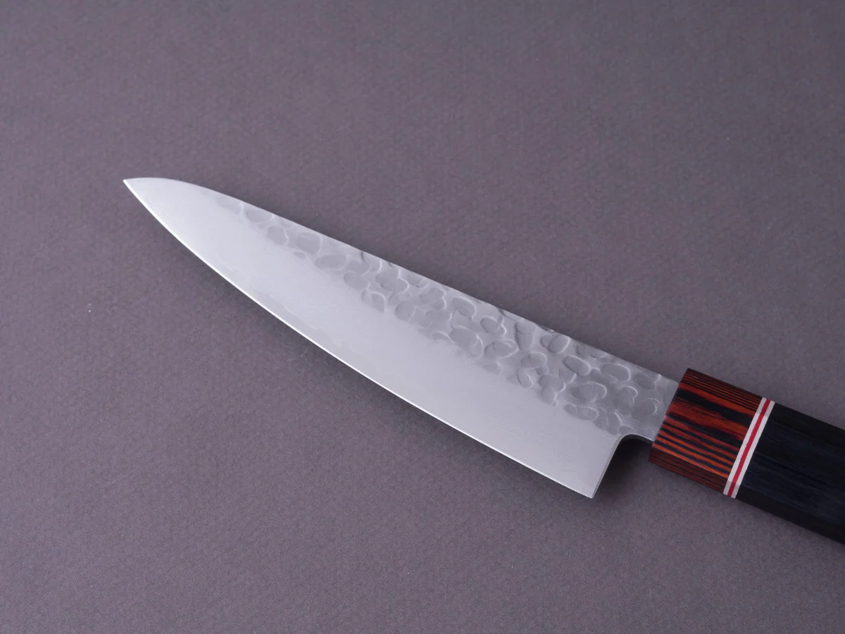 Hitohira - Imojiya ST - VG10 - Tsuchime Damascus - Utility - 135mm - Pakka Handle - Image 7