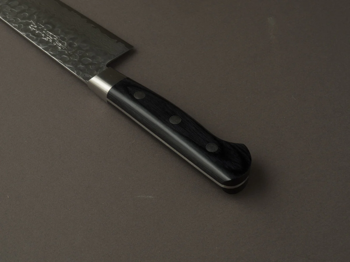 Hitohira - Imojiya ST - VG10 - Tsuchime Damascus - 170mm - Santoku - Western Handle - Image 4