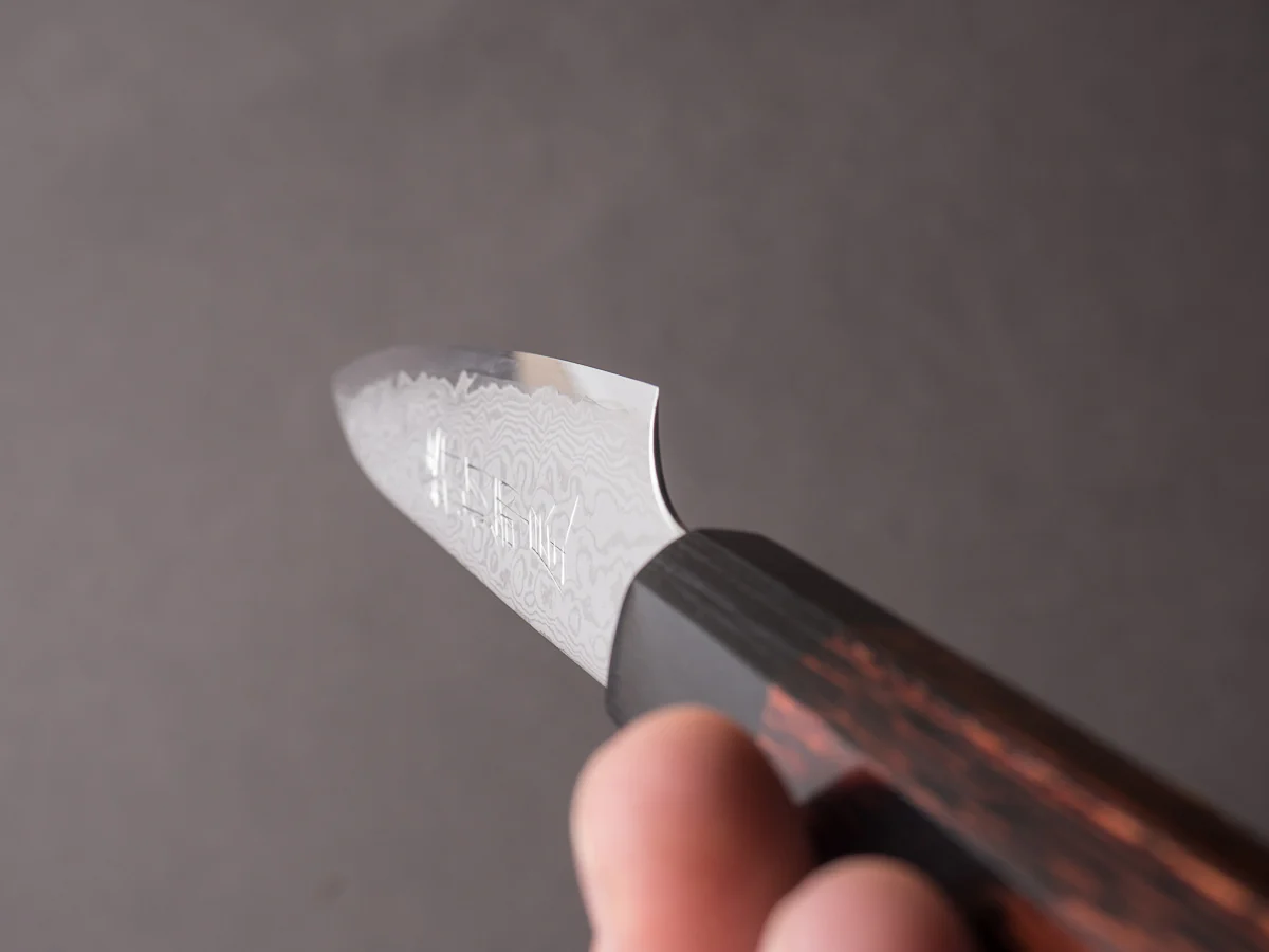 Hitohira - Imojiya TH - VG10 - Damascus - Paring - 105mm - Wa Handle - Image 4