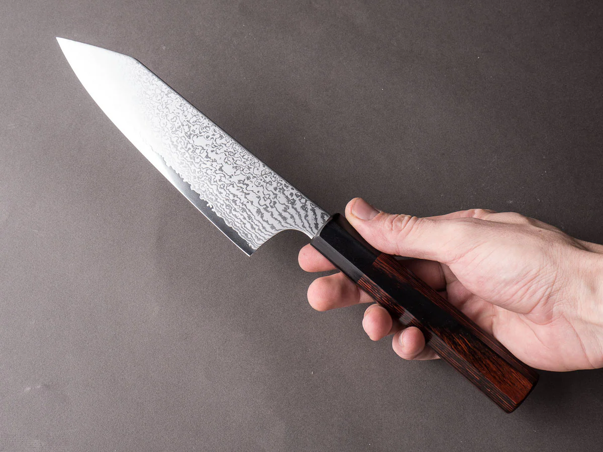 Hitohira - Imojiya TH - VG10 - Damascus - Bunka - 180mm - Wa Handle - Image 7