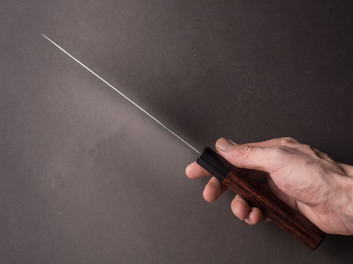 Hitohira - Imojiya TH - VG10 - Damascus - Kiritsuke Gyuto - 210mm - Wa Handle - Image 10