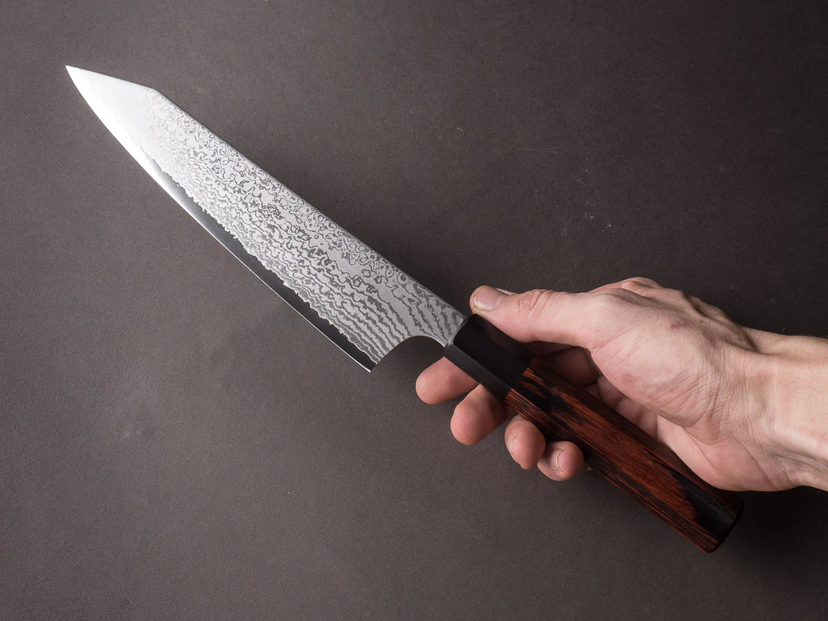 Hitohira - Imojiya TH - VG10 - Damascus - Kiritsuke Gyuto - 210mm - Wa Handle - Image 8