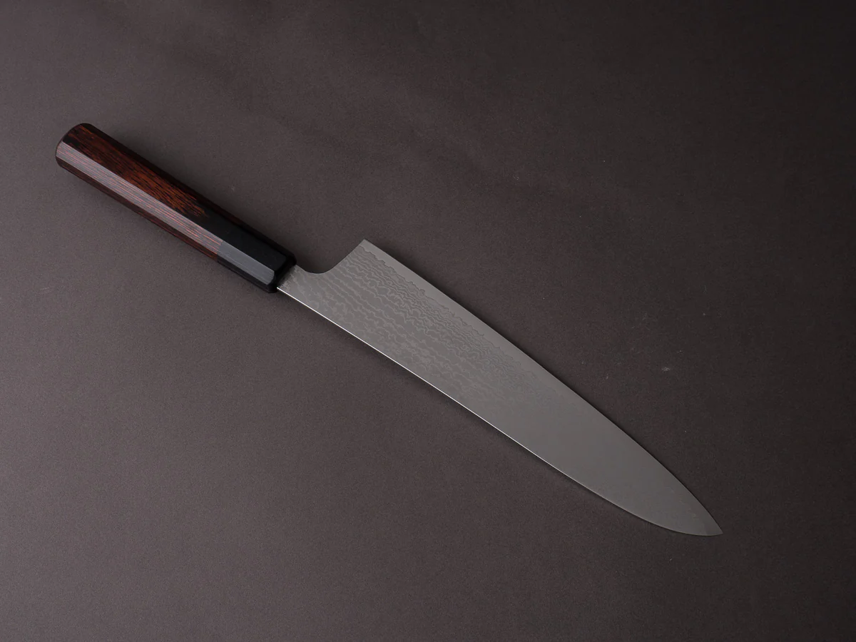 Hitohira - Imojiya TH - VG10 - Damascus - Gyuto - 240mm - Wa Handle - Image 2