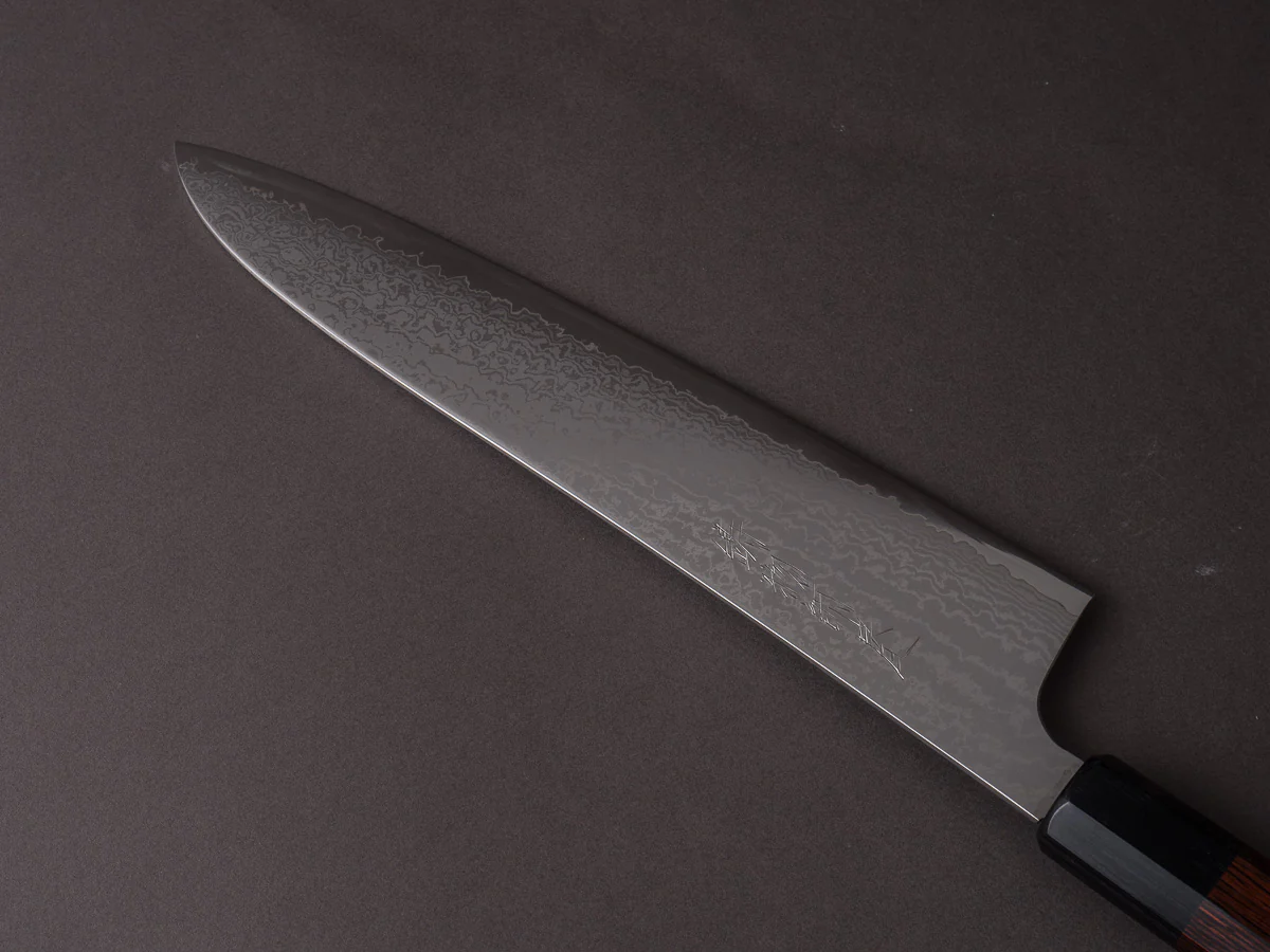 Hitohira - Imojiya TH - VG10 - Damascus - Gyuto - 240mm - Wa Handle - Image 3