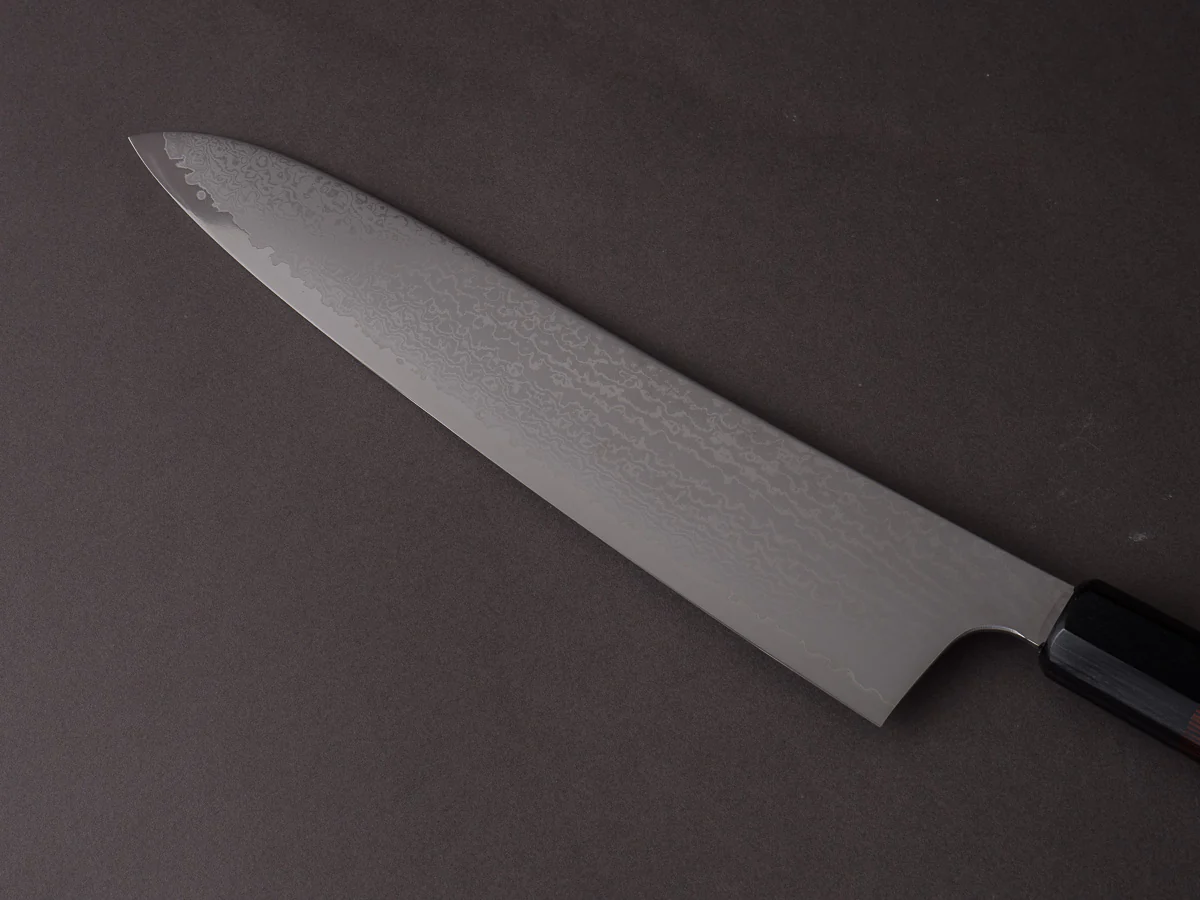 Hitohira - Imojiya TH - VG10 - Damascus - Gyuto - 240mm - Wa Handle - Image 4